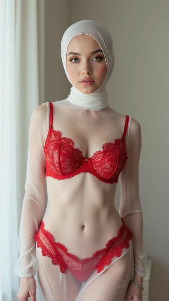 ((SLEEPING BEAUTY)), ((EYES WIDE )), ((OPEN BIG HUGE EYES)), ((FULL LACE)), Very Thin body (Wearing Bra Lingerie), (((HIJAB MALAY GIRL))), masutepiece, High quality, UHD 32K, Realistic face, Realistic skin feeling , A Malay Lady, 8 years old, , Very cute and baby-like face, (((FLAT CHEST))), (MATRIX WORLD), ((look In front  at the camera and SADNESS)), ((())), (((CUTE GIRL))), ((RED LIPS)), ((RED)), (naked undress). WEAR BRA LINGERIE, purple, lace