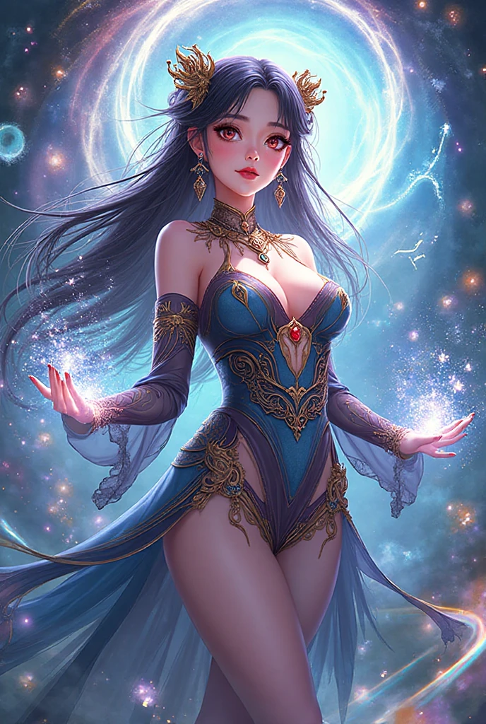 (Masterpiece, Top Quality, Best Quality, Official Art, Exquisitely Detailed: 1.2), (1 Girl), Sexy and Alluring, Stunningly Beautiful, Sultry, Voluptuous, Curvy, Big Breasts, High Definition, Hyperrealistic, , Bedazzling, , iconic  Symbol, Perfectly Proportioned, Enchanting, Radiant, Intoxicating, Mouthwatering, Visually Stunning, Details Galore, Captivating, Ravishing, Breathtaking, Sinfully Delightful, Exotic Beauty, Lovely, Endlessly Fascinating, Alluring Goddess, Soft and Supp