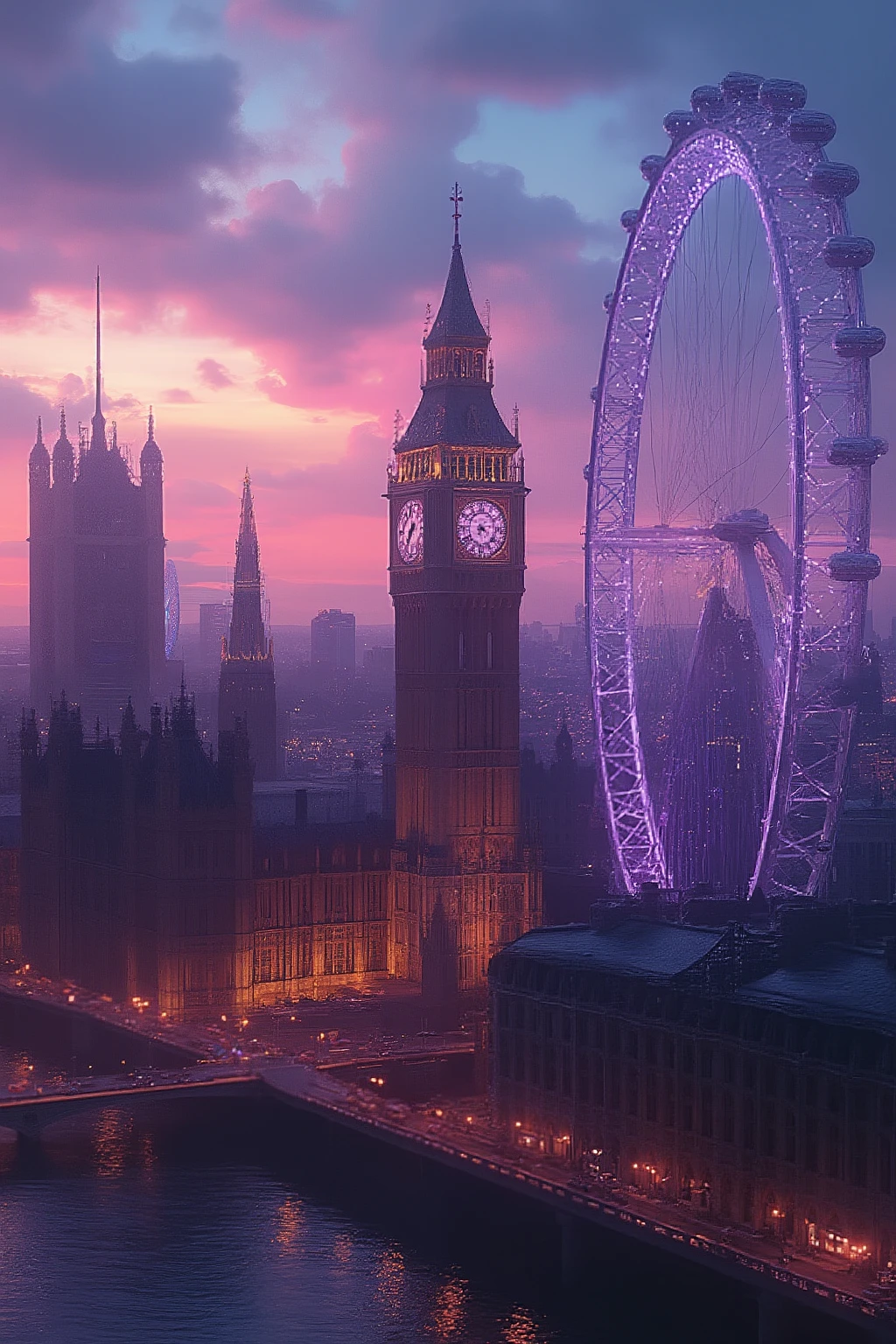 The fantastic London skyline