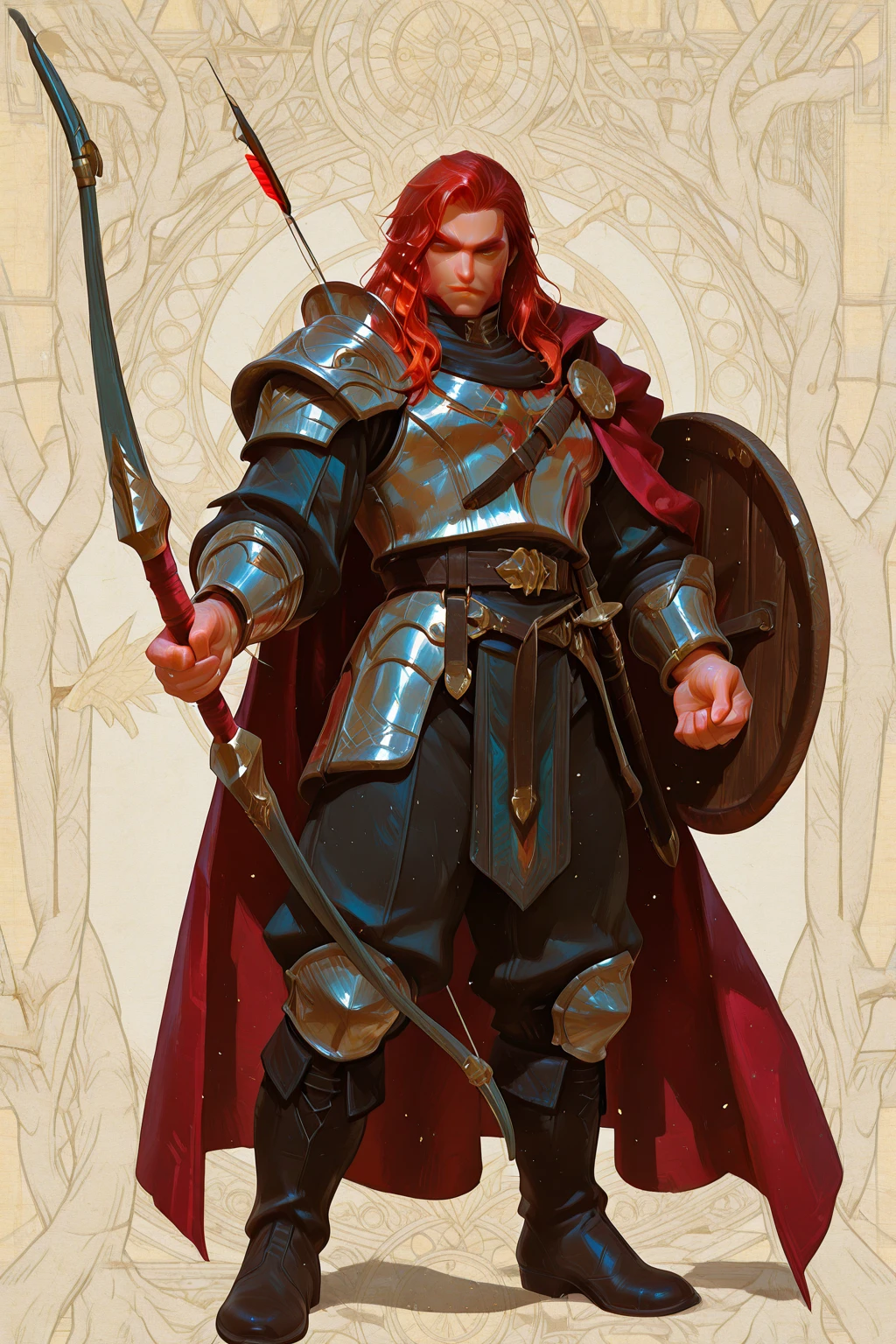 Crazy ass hero in wild armor