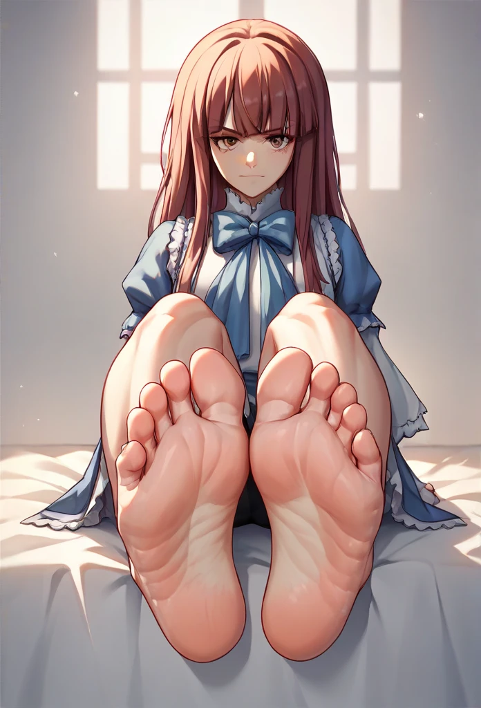 frederica bernkastel, foot focus, Solen