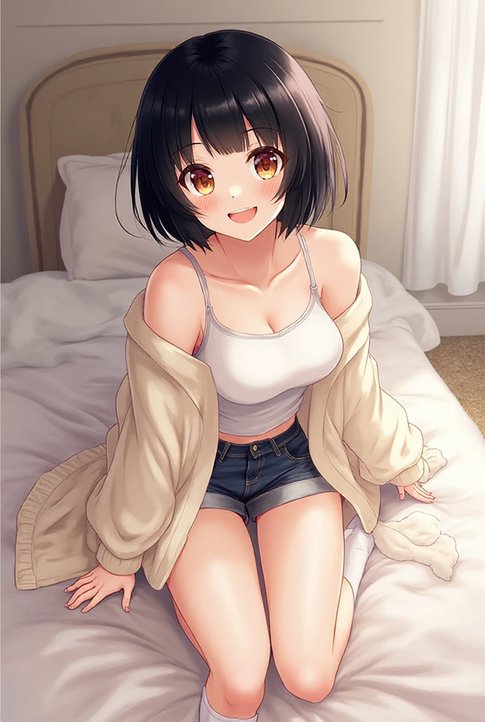 high resolution、beauty、(Perverted man grabs my ankle)、Beautiful girl wearing tights