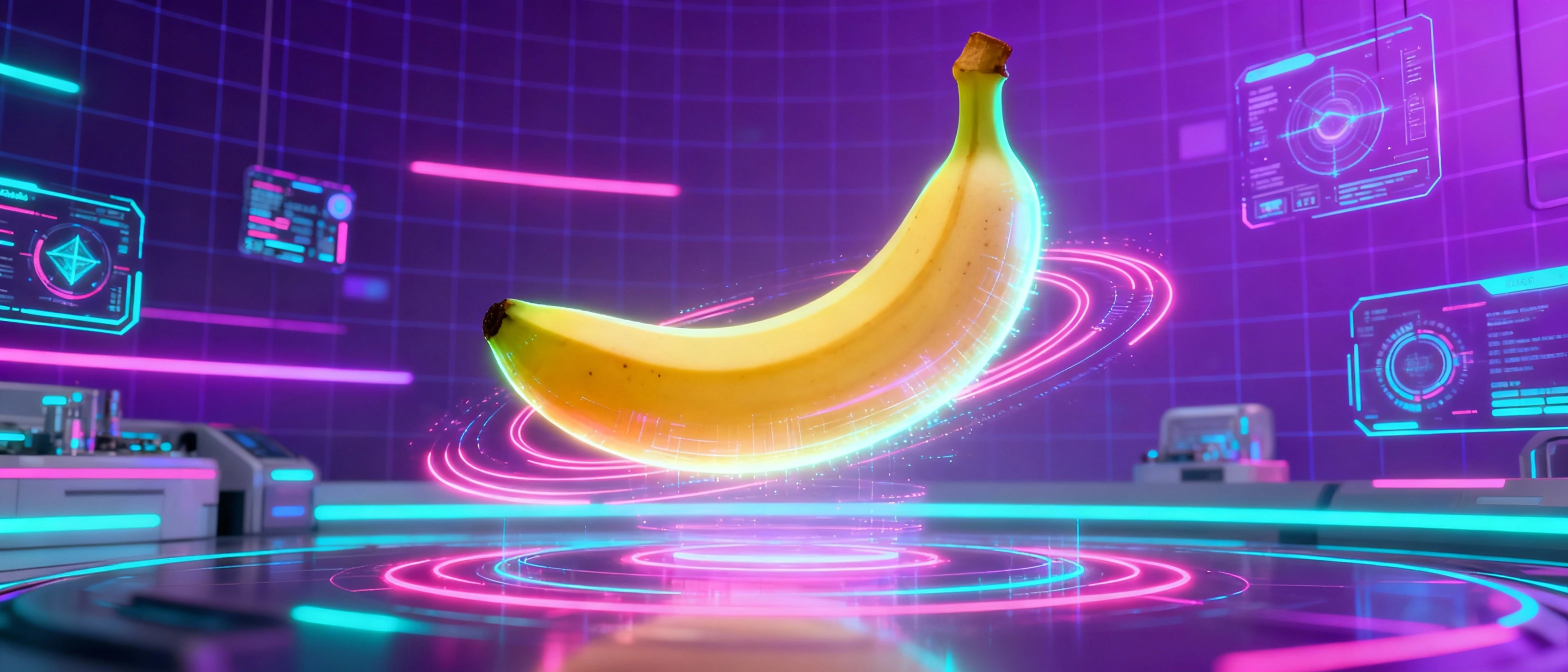 Nano Banana in cyberspace