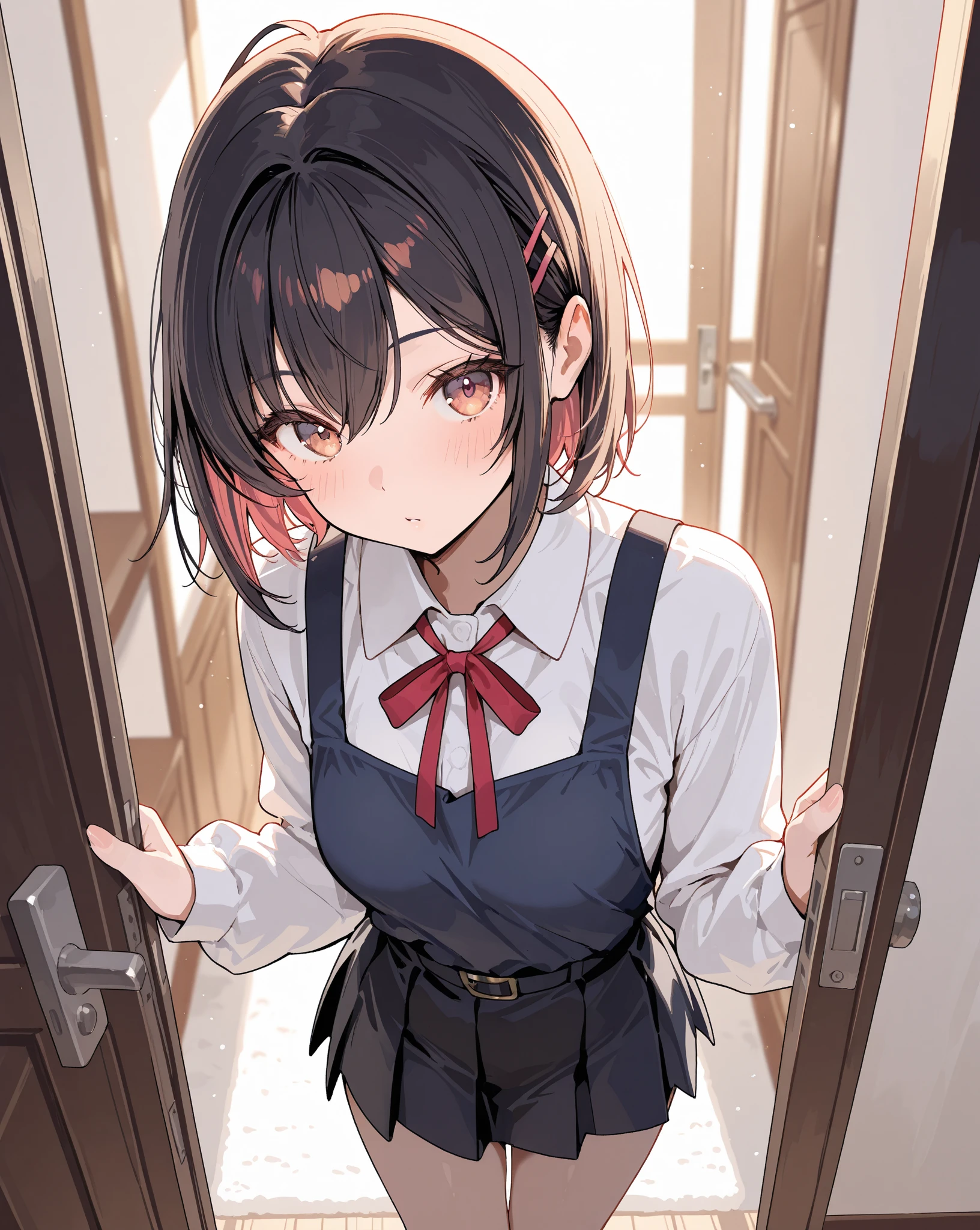 [GENERATED BY 7th anime XL-Pony A:100]
(score_9,score_8_up,score_7_up,score_6_up),masterpiece,best quality, source anime,

rating_,
ukkripony,
1girl, 1man,hetero, , , (x-ray:1.3),from side, upper body, kneeling,internal ,

BREAK girl, 15 yo, (:1.3), (large breasts:1.1), (black hair:1.2), (medium hair:1), bob cut, (curly hair:0.9), blunt bangs,
pink eyes,(tareme:1.1), half-closed eyes, heavy breathing, blush,saliva trail, sweat,tears,steam

BREAK (school uniform), (white collared shirt, plain pattern shirt, short sleeves, shirt tucked in:1), (red plain pattern narrow neck ribbon:1.1), (:1.3),

BREAK classroom 