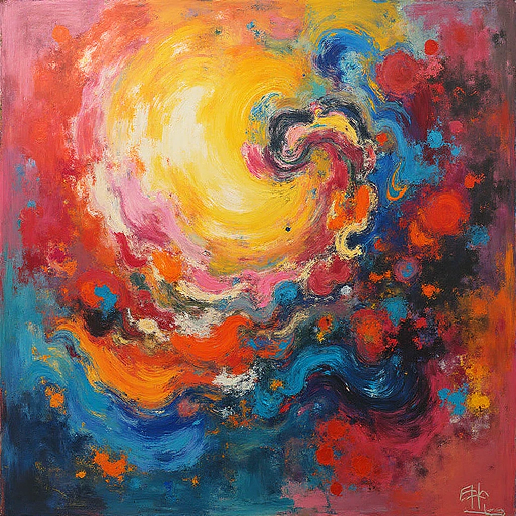 fusion of oil painting and watercolor painting, best quality, super fine, 16k, incredibly absurdres, extremely detailed, delicate, flashy and dynamic depiction, clear, cloudless day, carp streamers fluttering in the wind, koinobori, windsock, Japanese tradition, holiday, Children's Day