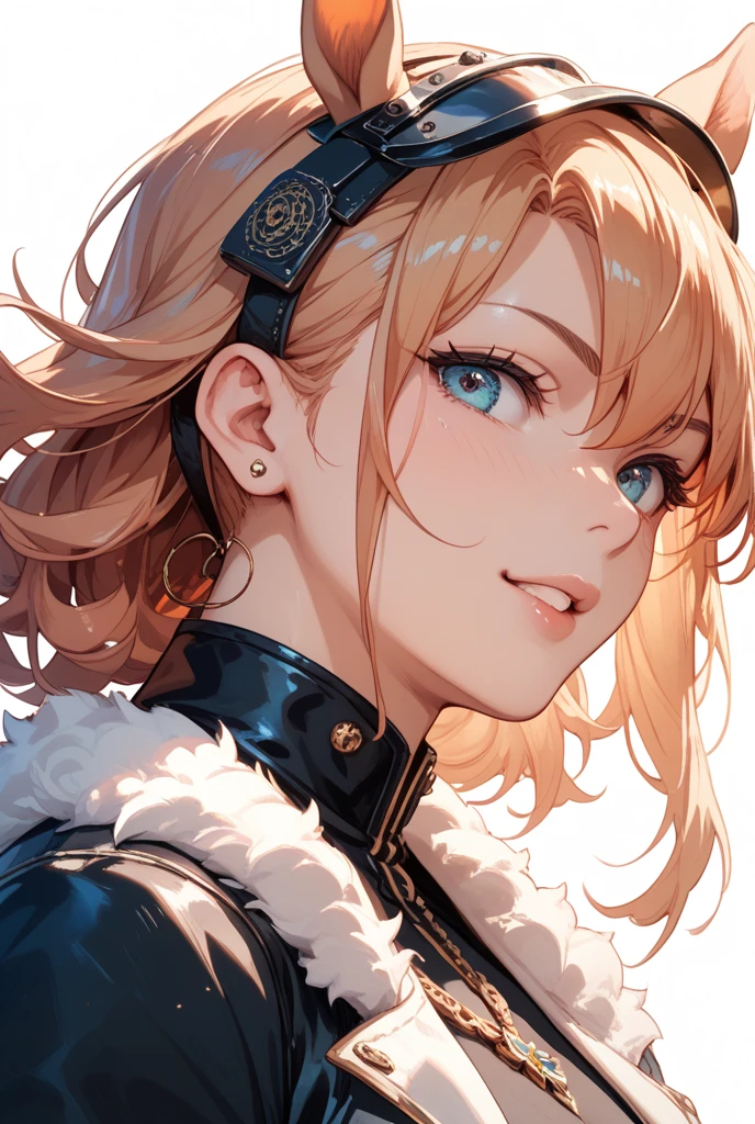 an anime style portrait of Rhea Ripley