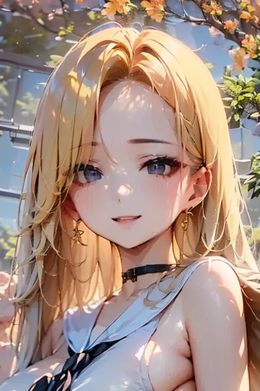 Browsing Caution,masterpiece、highest quality、High resolution、High-quality images、8K, 2 female、skin luster、Glowing Skin、Skin Texture、Expression of fine eyeasterpiece,8K, 
masterpiece, highest quality, High resolution,
blonde、short、girl、、Face close-up、smile、Plump lips、Open your mouth、High nose、Straight nose、star-shaped pupils:1.4、Golden Eyes、eye shadow、Thick eyebrows