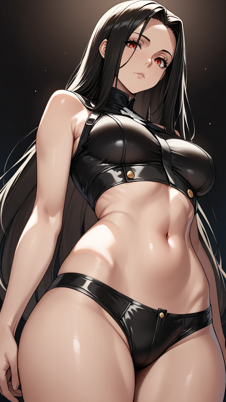 Tifa lockhart, tifa_lockhart,  ff7, sultry face, (black long hair), hair bangs (red eyes:1.3) long eyelashes, beautiful red eyes with brightness, surrealism, shadow, stereogram, (photorealistic, realistic: 1.2), POV, atmospheric perspective, cinematic lighting, ray tracing, 8k, super detail, best quality, masterpiece, well detailed, (Canan EOS R6, 135mm, 1/1250s, f/2.8, ISO 400:0.9), on a beach, sunset sky, red combat gloves, ???????????, slim, large , huge , (((ridiculously ?????????????))), (absurdly ????????????:1.5), ((gigantomastia)), ((macromastia)), (((????????????????))), (((((enormous ??????))))), white ??????