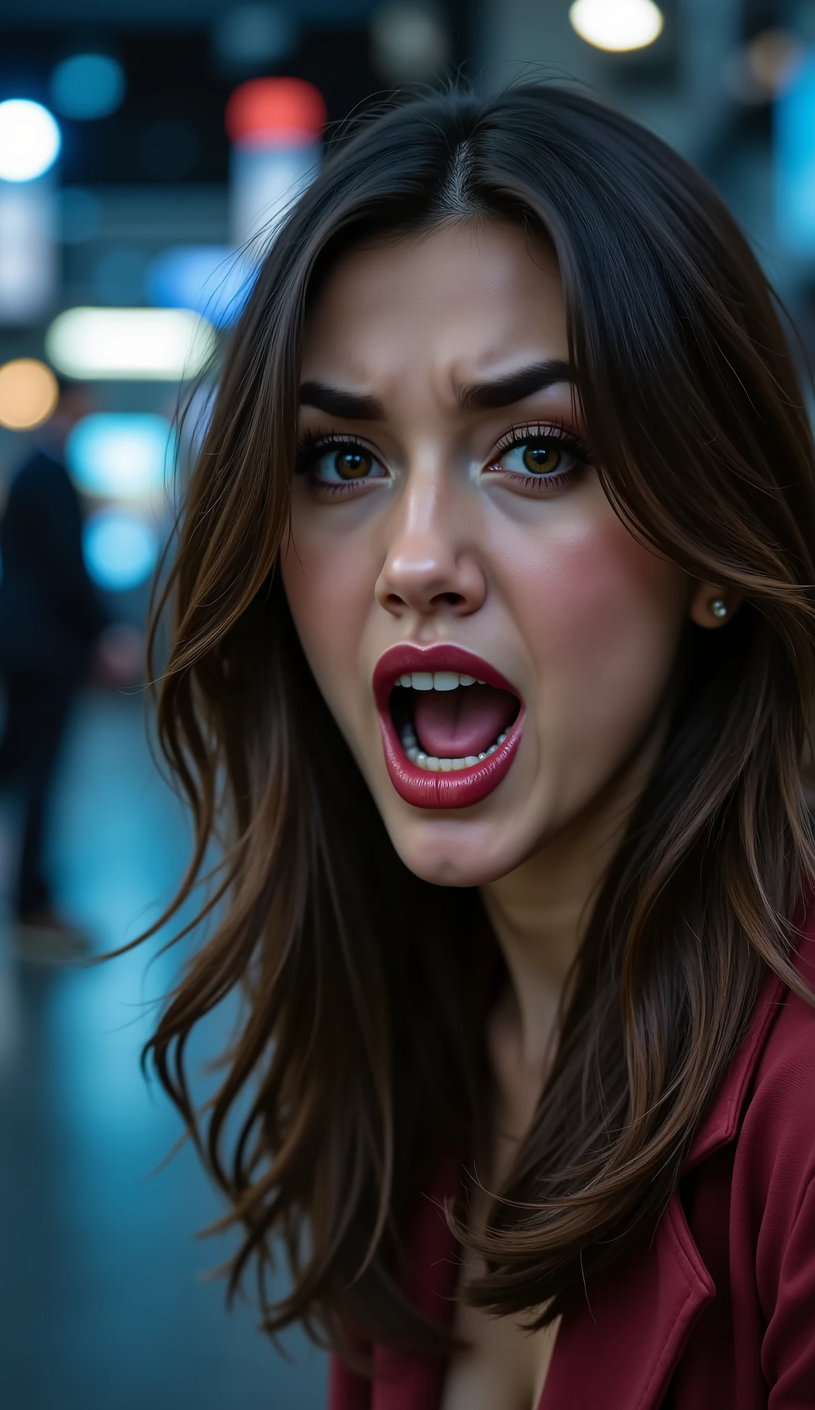 A viral woman image of 9:16 for:"TURN OFF THE CAMERA NOW! The tip that can save you in a live broadcast!"