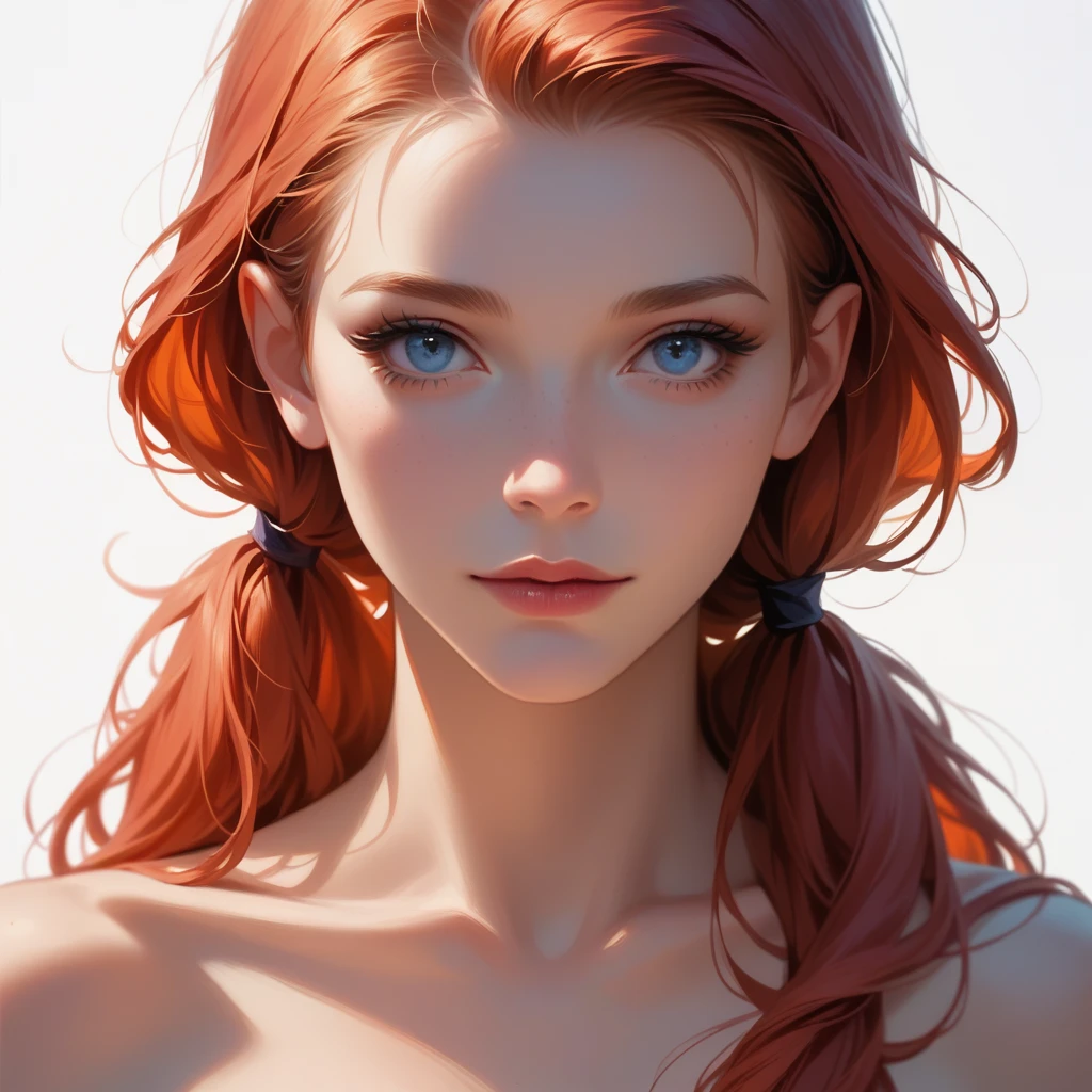 ((masterpiece:1.4)), expensive quality, very_expensive_solve, big_file size, Full Color, Thick outline, Clear contours, colorful, (Beautiful fine details, Are thin:1.4), ((Beautiful Face:1.0)), ((Boyish face:1.4)), 1 girl, (Ranma), (Redhead), short hair, (Braided Ponytail), ((bangs)), bumpy bangs, Blue-gray eyes, Big Breasts, Curvy, Ranma, Braided Ponytail, (Red Chinese Clothing), No sleeve, Tangzhuang, Black trousers, Are standing, ((, Are thin:1.4)), ((from the front:1.4)), Are thin:1.4
  ((masterpiece:1.4)), high quality, very_high_resolution, large_filesize, full color, heavy outline, clear outline, colorful, (beautiful detailed eyes), ((beautiful face:1.0)), ((boyish face:1.4)), 1 girl, (femaleranma), (red hair), short hair, (braided ponytail), ((bangs)), bumpy bangs, blue-gray eyes, big breasts, curvy, femaleranma, braided ponytail, (red chinese clothes), sleeveless, tangzhuang, black pants, , standing, upper body, ((from front:1.4)), ((portrait:1.8)), ((face focus:1.4)), (smug face),　　(masterpiece, 8K, highest quality, Very detailed, 1 mature woman), (Consistent personality, Same character), (Blonde Hair, Yellow Eyes), (Very detailed face and skin texture, Fine grain), Wicked Smile, Large Breasts, alone, (Maid), White Background,  shoulders, Captivating smile, (Multiple Views, multiple angles), Side view, Front view, look up, Looking down, Rear view, 20-degree head view