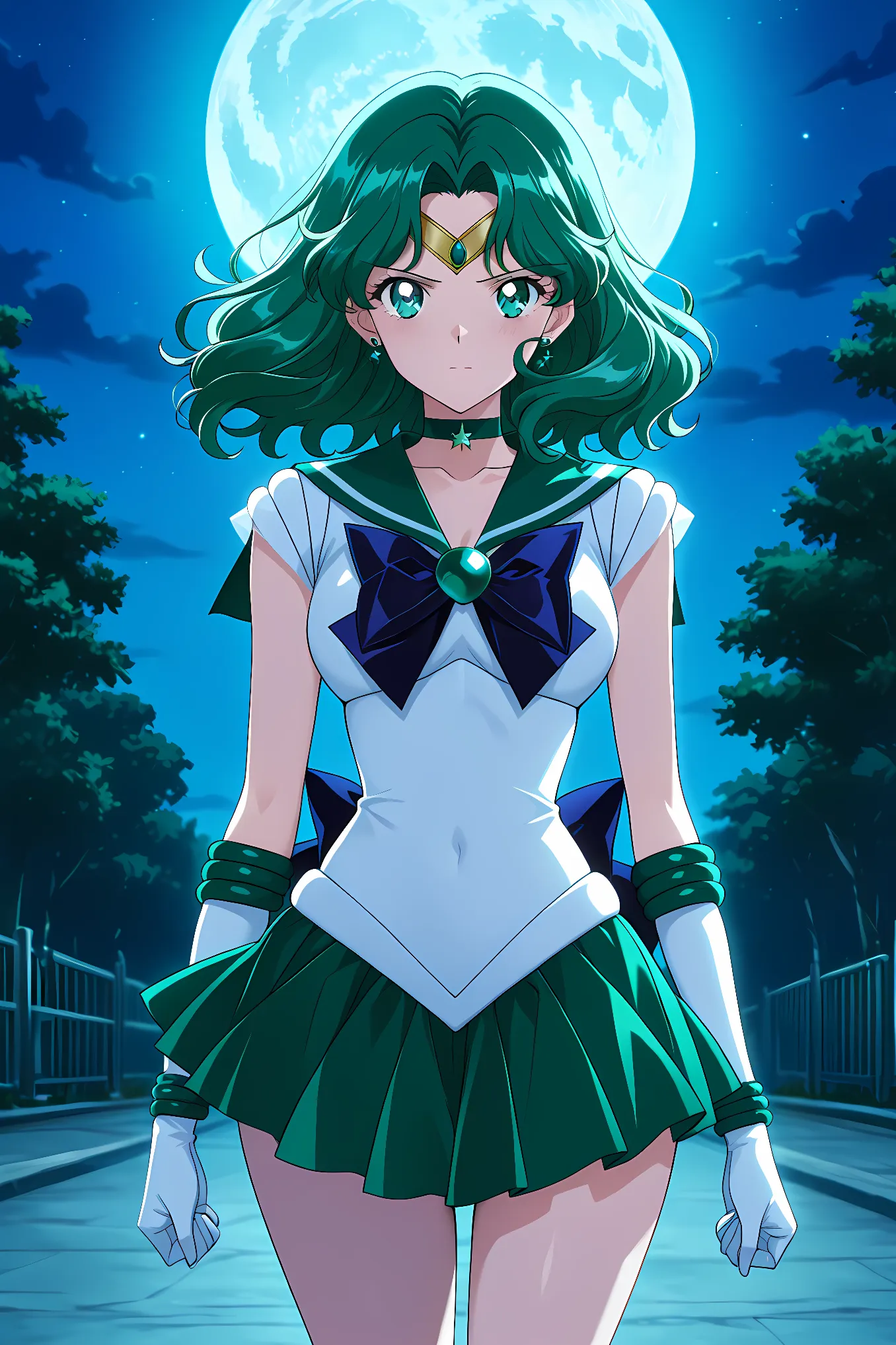 Sailor Neptune (Michiru Kaiō) Anime Portrait Generator