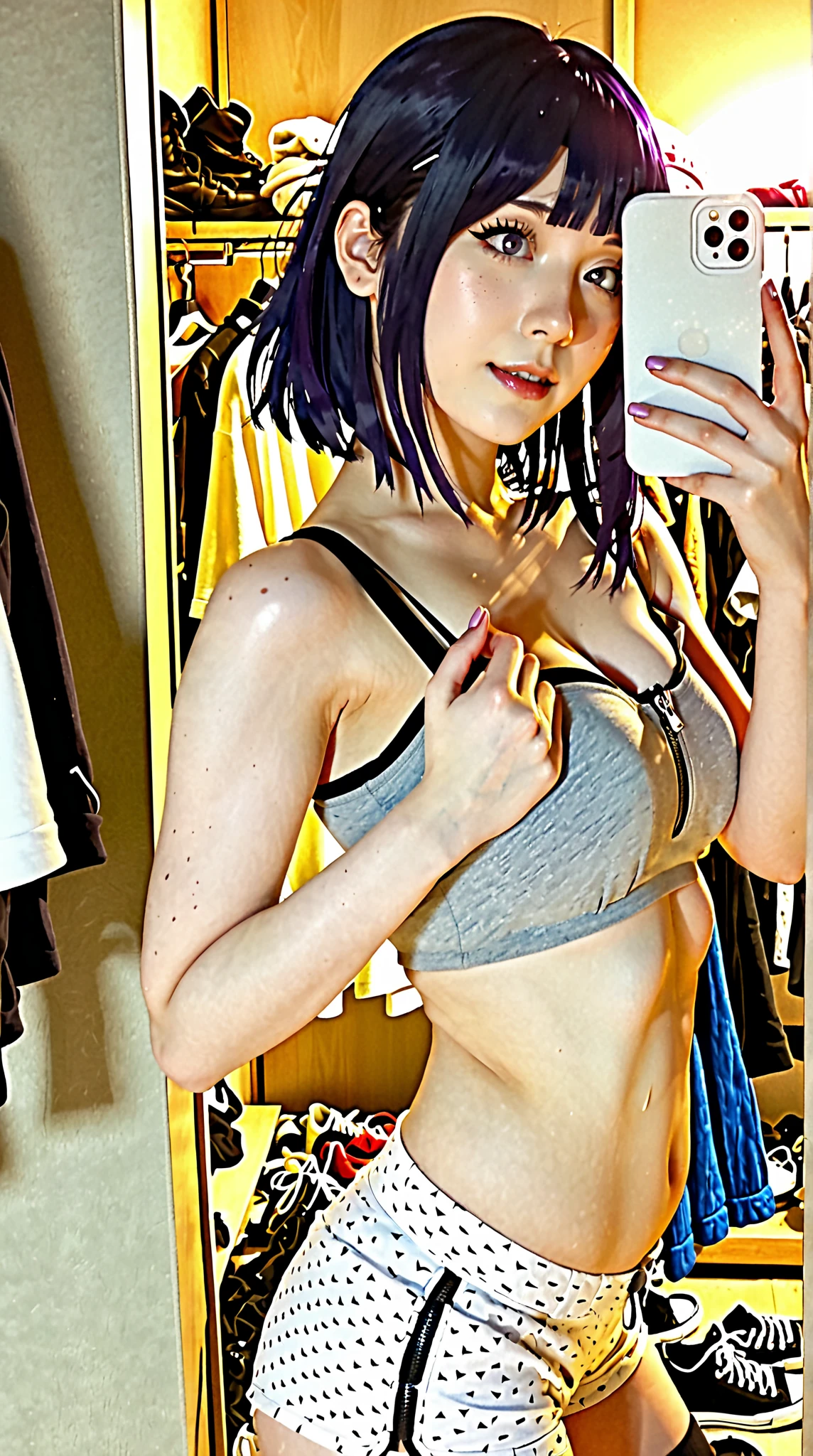 (Browsing Caution:1,4),Mix 4, (8K, RAWphotograph, Highest quality, Tabletop: 1.45), (Realistic, Realistic: 1.37),illumination, night, プロのillumination, photographn mapping, Radio City, Physically Based Rendering, Gradient Brunette, 高品質のphotograph, High resolution, 1080P, (Detailed facial depiction), (Detailed description of the hand), (Delicate CG), Extreme light and shadow, Rich details, (Detailed facial features), (Highest quality), Look in front of you, Highly detailed face, Highly detailed lips,  超High resolution, (Faithfulness: 1.4), photograph, 1 girl, [(sad)],  , Thin limbs, movie, Cool pose, I Cup, Highest qualityな完璧なボディ, photographのような, (1 girl: 1.3), Perfect balance, (Huge, Perfect ???????, ??????),(Realistic, Photorealistic:1.37),One Girl, Cowboy Shot,Professional Lighting, Photon Mapping, Radio City, RAWphotograph、(Photorealistic:1.4)、Octane Rendering、Complex 3D rendering with ultra-detail, Studio Soft Light, Rim Light, Vivid details, Super Detail, Realistic skin texture, Detailed aspect, Beautiful details in the eyes, Highly detailed CG Unity 16k wallpaper, compensate, (Detailed Background:1.2),Highest quality, 超A high resolution, Tabletop, One Girl, One girl,alone, Ichiro Shikata, Narrow eyes, One Girl, Everyone is back、amount、Unwilling、 Cowgirl, piece,  ((Perfect Body Proportions，toned abs and thighs，垂れ下がったHuge胸，Wet body，Oiled body shining)),  Narrow eyes、Iris, Light shines in the eyes,  Sharp eyes,  Makeup for the long term, Narrow eyes、lipstick, Rim Light, Backlight, pastel colour,Studio Lighting,(Bodybuilding Championship Winner),(whole body muscular:1.6),(Girl with a toned body:1.6),(A girl with amazing abs:1.6),((multicolored hair colors:1.4)),((Very short bob hair:1.4)),(((Completely ?????))),(((????)))