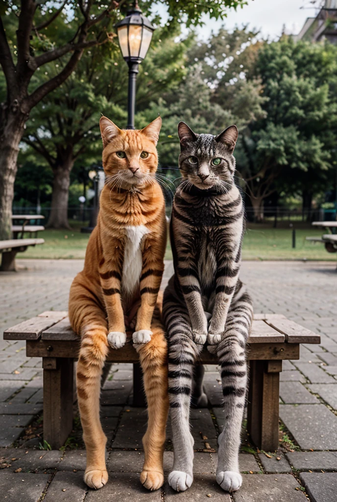 there is a cat sitting on a wooden bench in the city, sad cat, beautiful  picture, cat photo on the table, cat is walking, angry cat, an antro cat, cute furry needs your help, shutterstock, white cat, a cute cat, pet, cute cat, Social realism, Realism, ray tracing, reflection light, high quality,  high details, super detail, 8k, 16k, best quality
