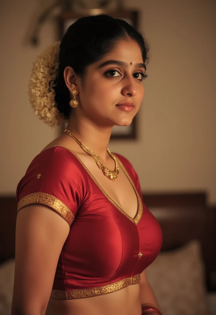 A woman  saree and her  are shown and her  is leaking xxx  hd