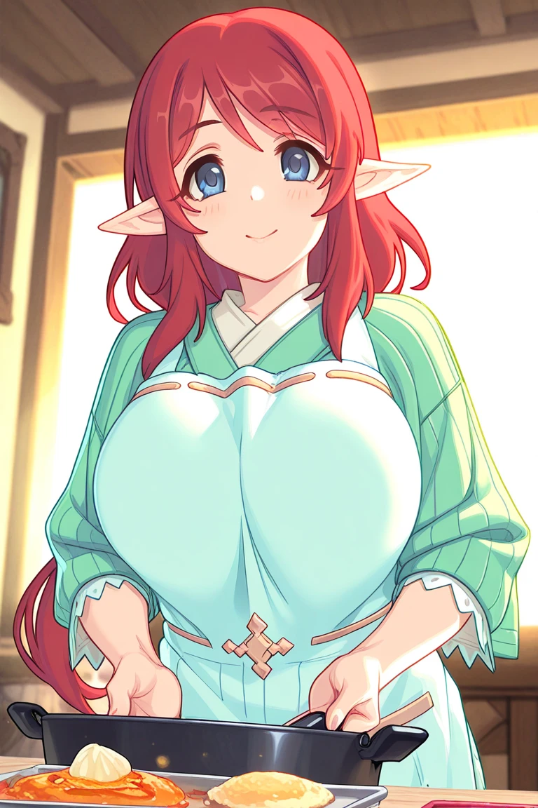 <lora:fluffyrock-quality-tags-v4:1>
<lora:syMix-fluffy-v2a01:1>
not furry, female, solo, 
(best quality, high quality:1.4), masterpiece, volumetric lighting, 
(art by avante92:0.7), (art by umisag85rabb99:0.5), 
(art by ryokuchamichi:0.85), (art by Lazorchef:0.7), 
BREAK
summer dress, grass field, hills, humanoid pointy ears, (braided hair), [[cornrows]], (irish), tiara, armlet, frilly dress, detached collar, pale skin, red hair, orange eyes, 
curvy, , sagging , looking at viewer