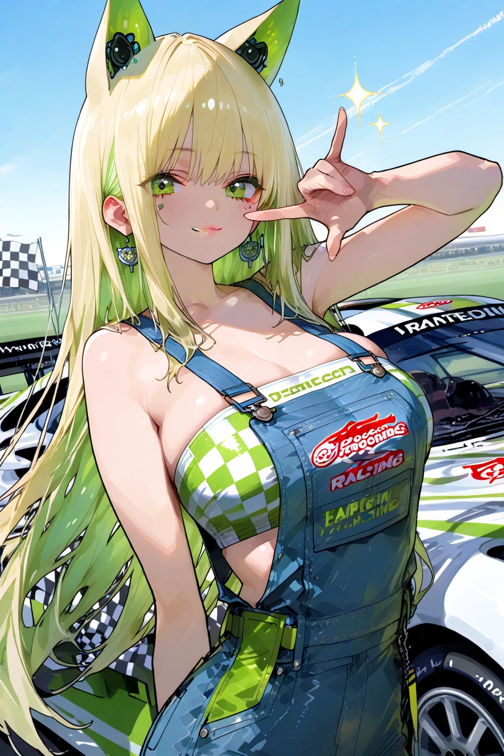 CC_Code Geass, Hair between the eyes, Very long hair 1 person, Bright light, glaring, alone, upper body shot, From above, Fighting, (masterpiece, Highest quality), 8k, Intricate details, (on MMA Arena :1.5), (wearing MMA uniform:1.5, white tops and black bottoms:1.3), belly button,Slender body,Slim,((Highest quality)), Sharp focus: 1.2, Highly detailed face, Highly detailed eye,Toned stomach,on front, front view,Fighting Pose,