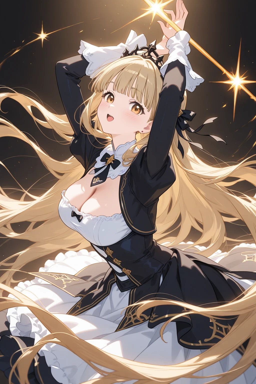 masterpiece,best quality,official art,extremely detailed CG unity 8k wallpaper, day, bishoujo, blonde hair, antenna hair, hime_cut, short hair, lolita hairband, aqua eyes, beautiful detailed eyes, heart in eye, heart-shaped pupils, embarrassed , shy, nose blush , blush, naughty_face, endured_face, crying with eyes open, yellow eyes, huge breasts, between breasts, breasts apart, hanging breasts, bouncing breasts, breasts out, Maid attire,Slimming clothes,_shoulders, white thighhighs, frilled socks, leg belt, uwabaki, maid_headdress, armband, armlet, arm strap, elbow gloves , half gloves , wristband, wrist_cuffs, cat_pose, adjusting_thighhigh, humiliation, x-ray/cross-section/internal_, peeing, _lift, public, Z-Shape Hood