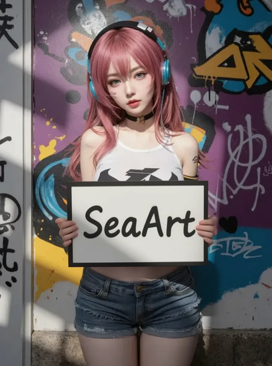 Edición creativa de retratos SeaArt