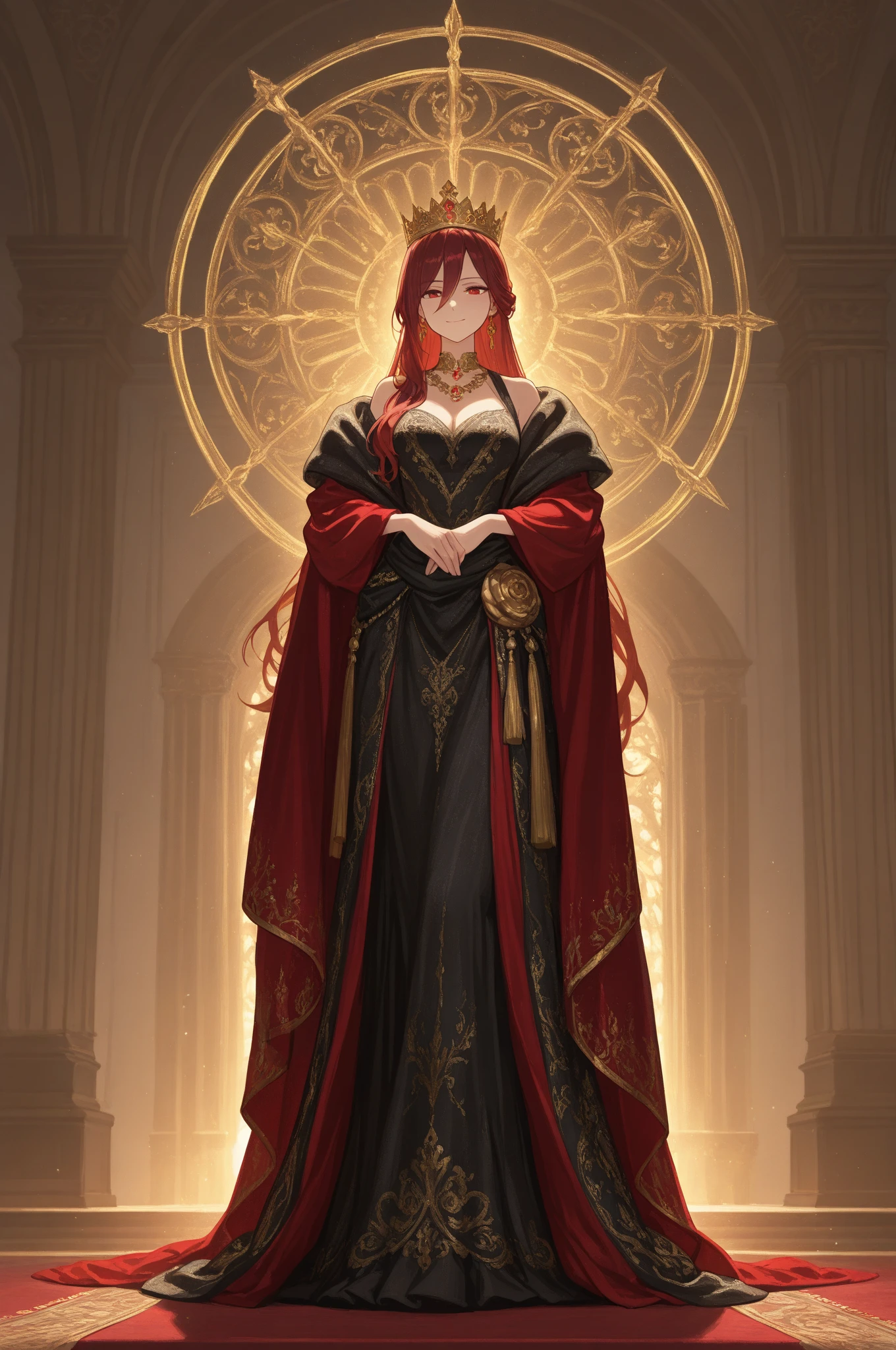 masterpiece, high detail, full body, An adult female, high fantasy outfit, Take the staff, looking at viewer, stand posture, tachi-e, 4K, (((white background))),
