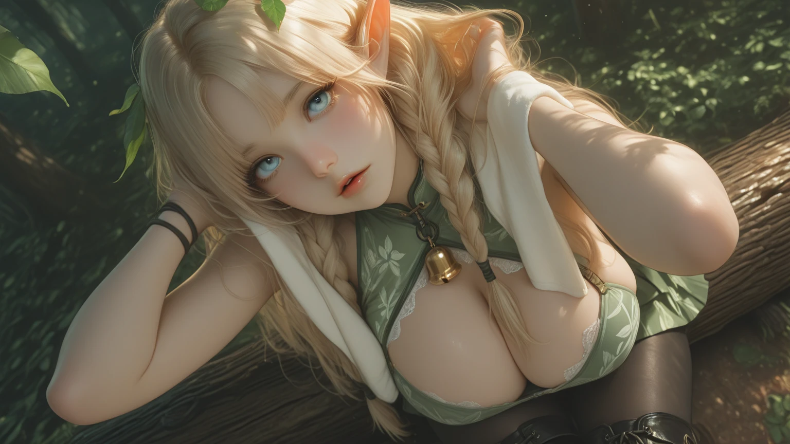 ((Ultra High Resolution, Photorealistic, Realistic, Best Quality, Photorealistic)), ((8K, Raw Photos, Best Quality, Masterpiece)), , (Photon Mapping, Radiosity, Physically Based Rendering, Auto White Balance), Technical Sense, Top Quality, Masterpiece, Illustration, CG, Unity, Wallpaper, Official Art, Amazing, Fine Detail, Very delicate and beautiful, very detailed and sharp focus, rich background, blurred background, (real person, photo), (high detail skin, visible pores)))), ((face close-up))), ((small breasts)), (elf), (green eyes), (long and shiny blonde hair), ((glaring with eyes)), (being restrained by a cross), (ecstatic expression), (tickling)), ( heavy drool), (thin tank top), quadruped crosses, looming kisses.