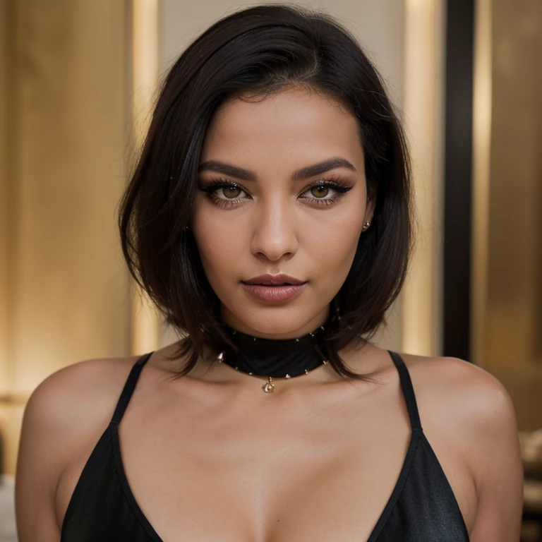 Sexy goth biracial girl 
