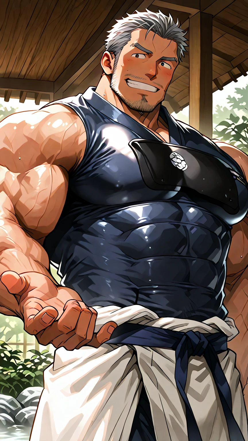 Youthful feeling,( Tattoo),(Thick body hair),Upper body,(He was wearing baggy shorts,Revealing his length, muscular, hairy),(Leaning against a tree),(For the audience) ,(Put his hands on his waist), (Focus on your audience) ,sideways,Sharp eyes,(Thick dark brown hair),(Bottom-up view),Broad shoulders,Muscles protrude a lot,Highest image quality,cartoon ,Anime Wallpaper, muscle expansion,spread your legs,,(main part, best quality),((Exaggerated muscle bulge)),The protagonist is tall,muscular and bulky, muscular characters, Awesome and cool, tall and muscular, muscular!!, Very strong, muscular attractive men, Huge muscles, Big Muscle, Muscle Man, Anime handsome man, muscular!, Giant muscles, muscular bodies,(canto da foto de baixo para cima) (imagem da mais alta qualidade) ,Close-up photos,Lion man ,real, jovem, , vestindo shorts, virilha saliente, imagem de anime, Leaning against a tree, pernas bem abertas, male face, bonito rosto jovem, cabelo subcortado, huge muscle muscles of the , large strong thigh muscles, Biceps Sinewy muscles, Corpo enorme, corpo tonificado devido ao treinamento intenso, Well-developed muscles, ABS transparente de 8 embalagens, 3 metros de altura, , , pele brilhante, rede de suor pingando, (hands on thighs), feet, Sem barba,Thick Legs,