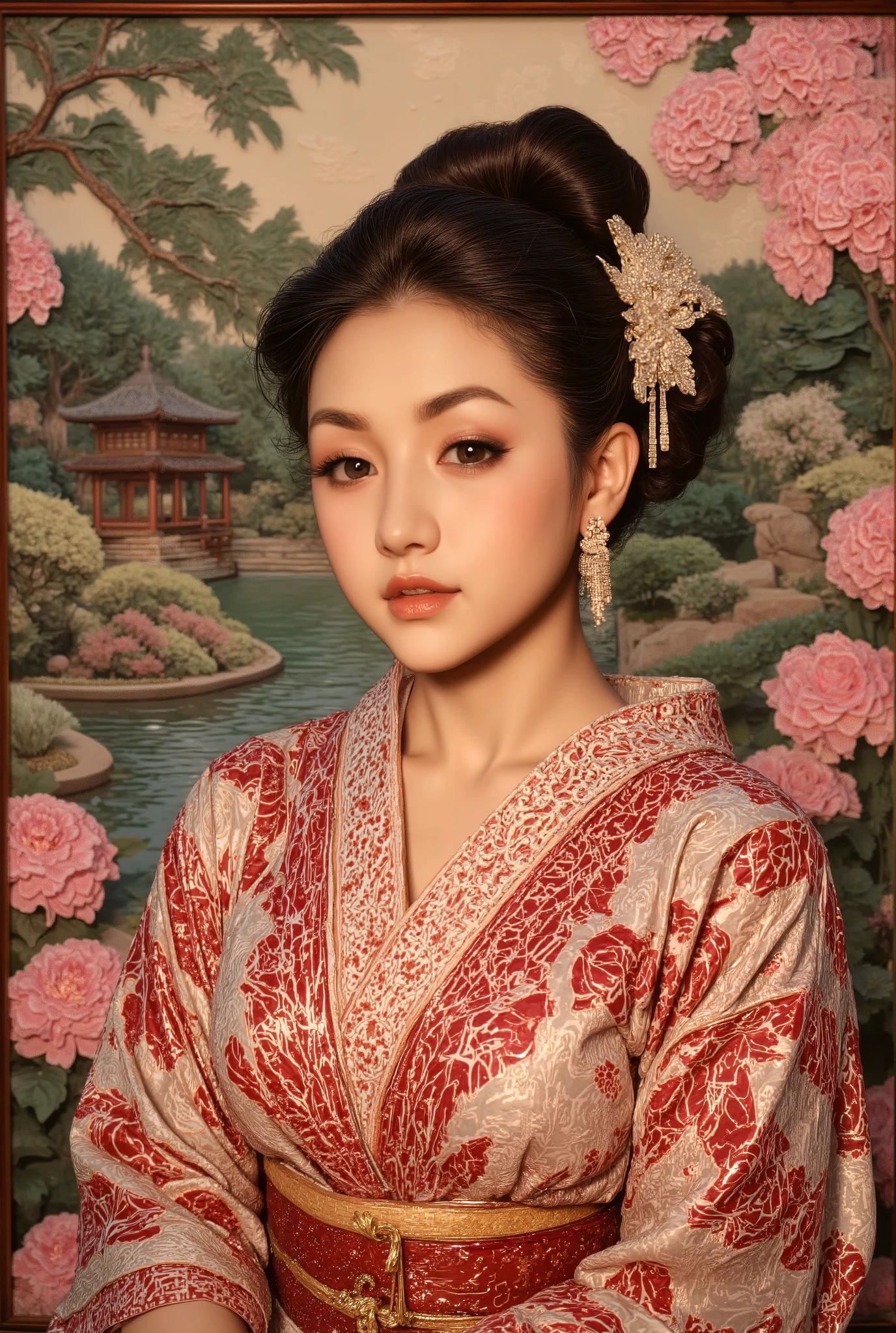 (paper-cut art:2.0), 8k quality, (absurdres:1.5), (perfectly detailed:1.5)
BREAK a beautiful girl, japanese kimono, japanese garden
BREAK fantastic landscape, (best aesthetic:1.5)