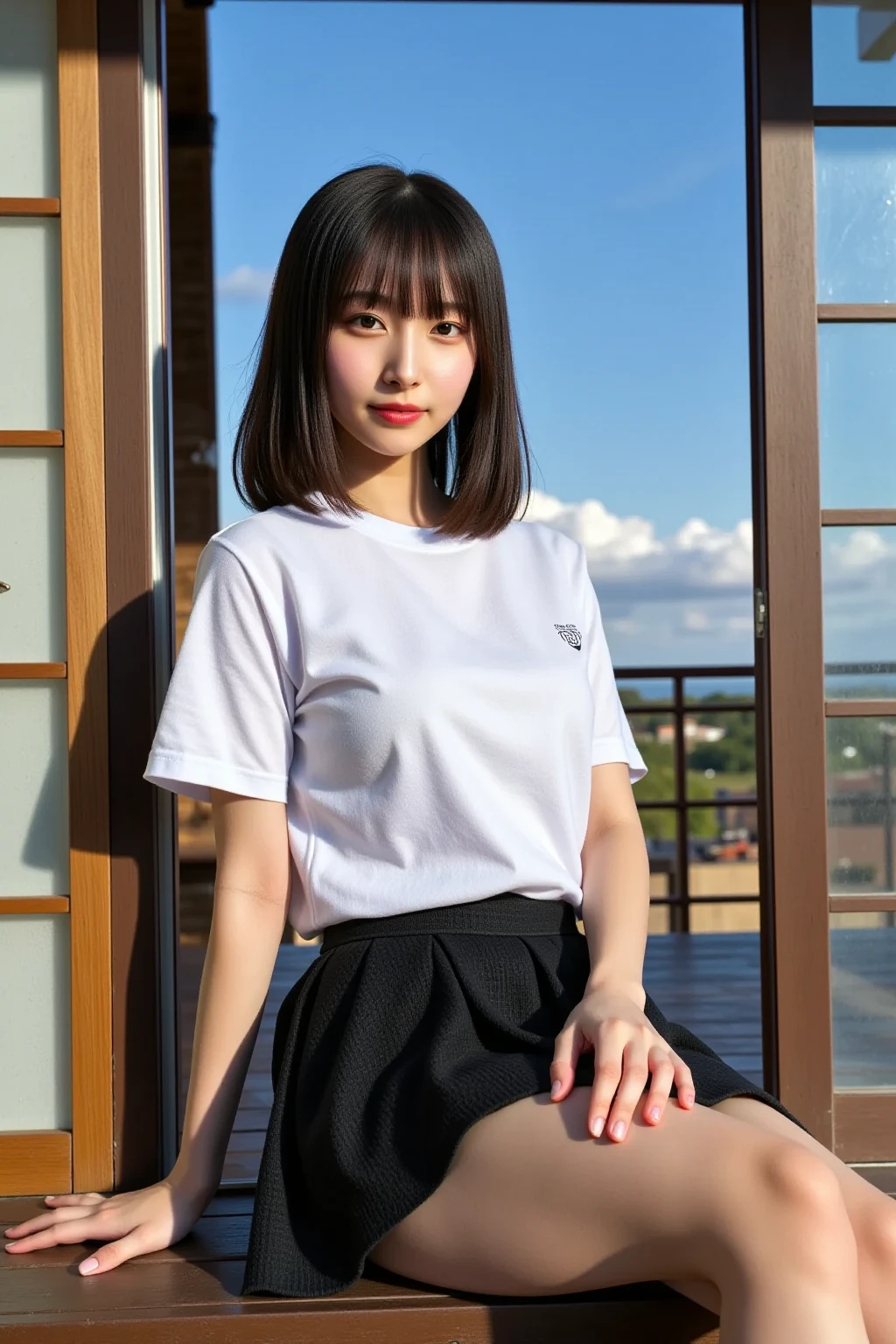 wet t-shirt、flat breast、child's body、white t-shirts、Plain shirt、Plain T-shirt、衣clothes wet、clothes wet、Clothes are sheer