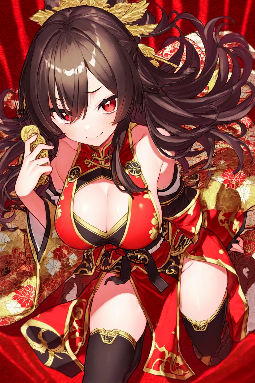 ((masterpiece,highest quality:1.5))、Kitasan_black_umamusume、animal ears、black髪、short hair、hair ornaments、(beautiful ???????:1.2)、horse tail