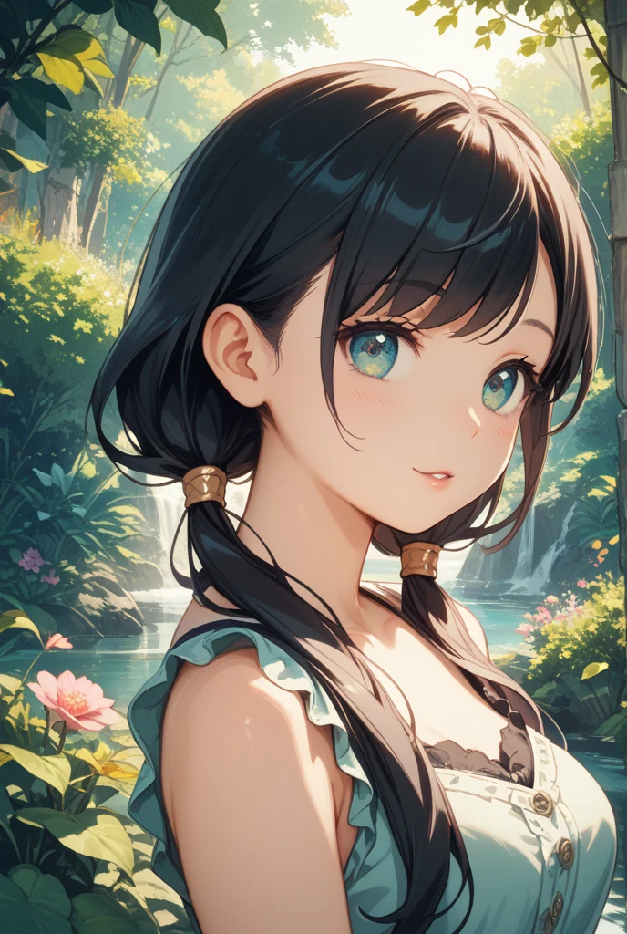 (((1 toddler:1.4))), (baby face), (round face), (little chest), (long hair:1.2, big forhead:1.2), (straight cut bangs:1.2), (brown hair), shiny hair, hairgrip, curled eyelashes:0.6,(beautiful big eyes:1.3), intricate eyes,beautiful detailed eyes,symmetrical eyes,big eyes:1.5,(apricot eyes:1.2), extremely detailed cute anime face, clear pale blush, dark brown skin, solo,🦄,🌈,kawaii, Prayer, long loincloth, (navel) (wreath of flowers), Shaman tribal clothes, tribal,(((lustrous skin:1.5,tanned skin,bright skin: 1.5,skin tanned,shiny skin,very shiny skin,shiny body))),(()),(tribal clothes,style old Egypt),((little ,chibi))),((small tiny body)),,((((6 years old)))),((flat chest)),

((wet clothes,intricate outfit:1.2,intricate clothes:1.2))

centered,scale to fit dimensions,Rule of thirds,

outdoors,(egyptian palace,egyptian palace background,pyramids in the background),scenery,(oasis,oasis background),extremely scenery,(puddles everywhere,moss,moss on the background),clouds,Egypt style,Egypt castle,lily pads,palms,reeds,(sunset, golden hour),

(Glossy Egyptian ornaments),highres,sharp focus,(ultra detailed,extremely detailed),(photorealistic artwork:1.37),(extremely detailed CG unity 8k wallpaper),(((vibrant colors,vibrant theme))),(intricate),(masterpiece),(best quality),artistic photography,(photography taken by sldr),(intricate background),perfect rendered face,perfect face details,realistic face,photo realistic,((intricate detail)),(((realism))),
