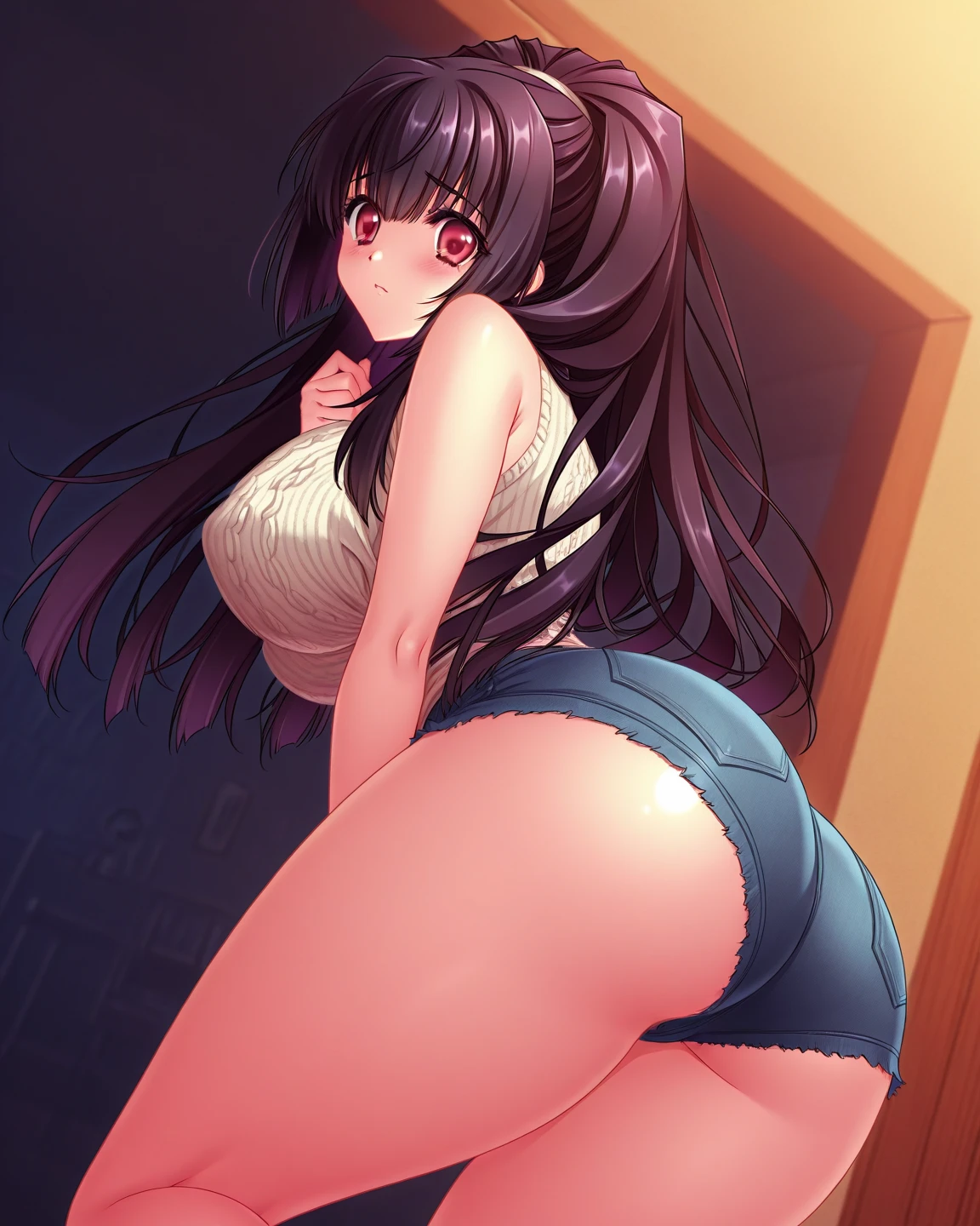 One Woman、Brown Skin、Brown Skin、Manya、Minea、モンバーバラのSisters、Dragon Quest 4、Low - Angle、黒panties、Sisters、panties丸見え、Brown Skin color、Beautiful woman、Very thick thighs、Dancer、fortune teller、Acme Face、Best image quality、High resolution、masterpiece、super high quality、Thick pubic hair、Screaming 、panties、Very big 、Very   、Blushing、4K quality、Blushing、Sweaty all over、Heavy breathing、Steam around the 、Cowboy Shot、Cowboy Shot、{highest quality}, {so beautiful}, {Very detailed}, {Best illustrations}, Usage notes, 