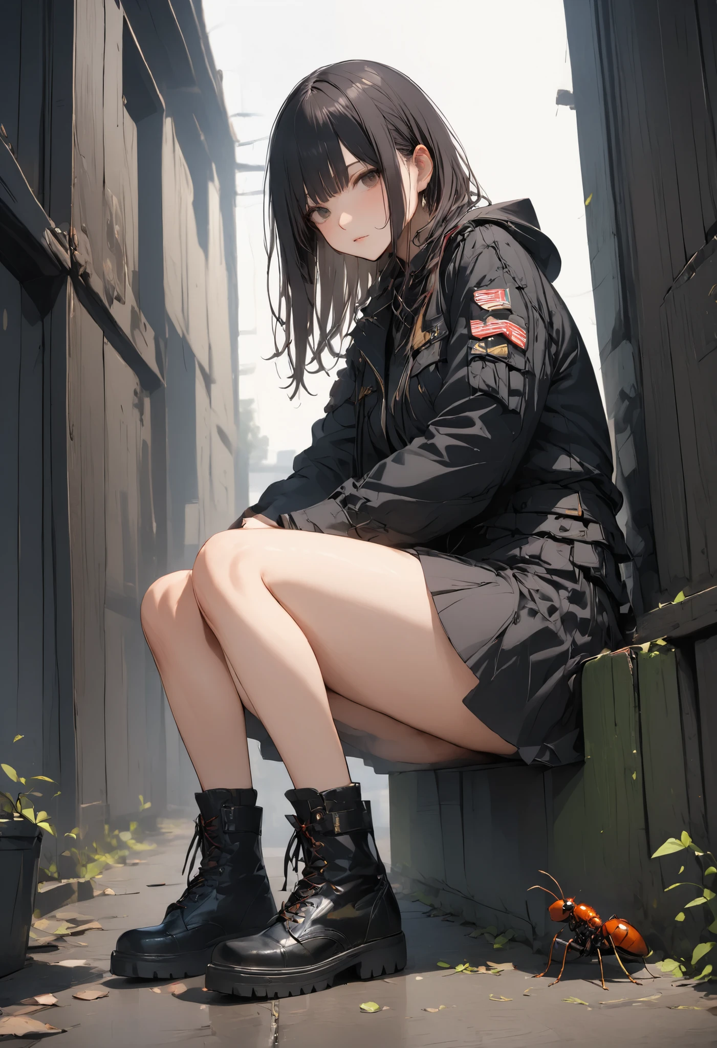 The girl who hunts ants