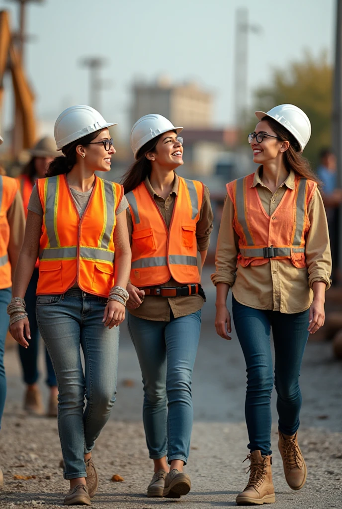 Would want them to have hard hats and yellow shirts . Would like more heads if possible showing a big group of workers. They should have glasses and hard hats as well. Maybe four or five different heads, no background