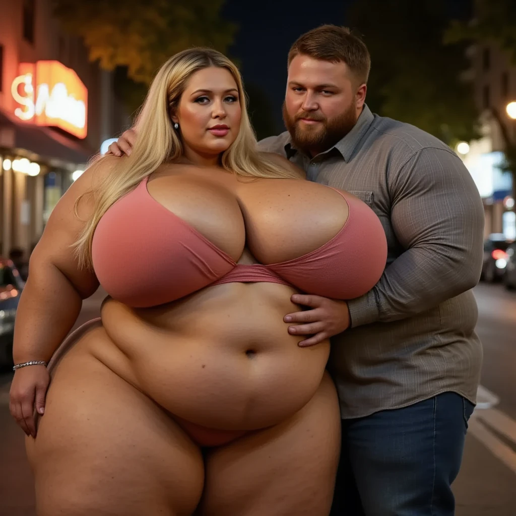 140kg thin abdominally obese woman 186cm 105kg thin abdominally obese man couple