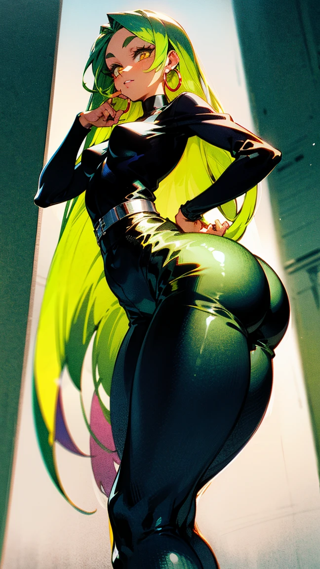 ((velocity)),Attacked by farts, (((Hot Mommy Women ???????))),(hot girl ???????),velocity,)),(her ???? facing screen and squatting)),(blackhair),(Best Shadows)、(The best lighting、extremely delicate and beautiful)、depth of fields、1girl in、solo、upward looking gaze、Highest image quality, outstanding details, ultra-high resolution, (realism: 1.4), the best illustration, favor details, highly condensed 1girl, with a delicate and beautiful face, dressed in a latex black and green mecha, the background is a high-tech lighting scene of the future city.