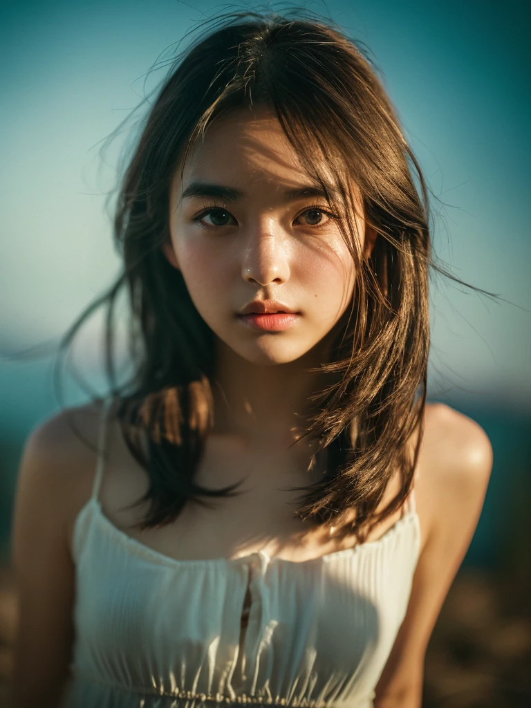 solo, stand in the kitchen, a girl, white shirt, milk falls on the chest area of the shirt, (delicate illustration:1.4), (renaissance art:1.4), (masterpiece:1.0), (best quality:1.4), (ultra highres:1.2), (photorealistic:1.4), (8k, RAW photo:1.2), (soft focus:1.4), (18yo:1.3), (sharp focus:1.4), detailed beautiful face