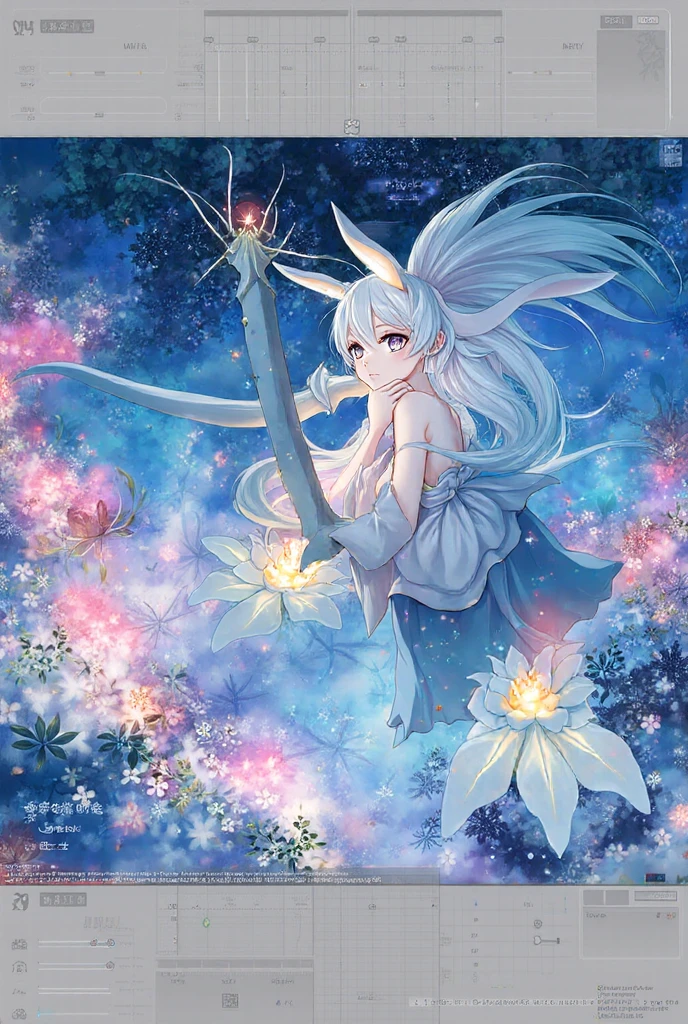 glaceon, snow,pokemon \(creature\),animal,  full body, tree,, (masterpiece, best quality,absurdres: 1.2),, perfect hands,, masterpiece,best quality,ultra-detailed,very detailed illustrations,extremely detailed,intricate details,highres,super complex details,extremely detailed 8k cg wallpaper