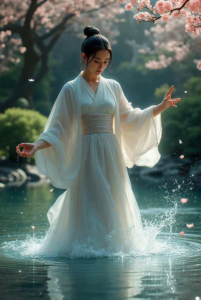Very beautiful Chinese goddess, whole body