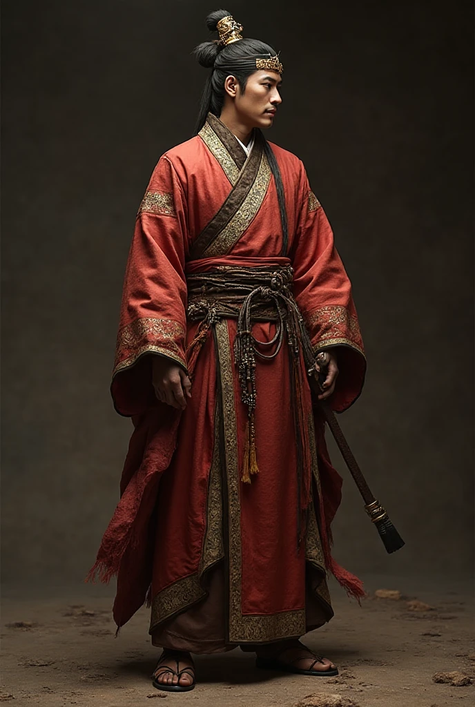 Handsome guy, 25 years old,  Asian guy, master work, best picture quality, higher quality, high detail, super high resolution, (realistic: 1.4) 8k resolution, delicate  features, boys, big muscles, tattoos, glowing eyes, short hair, gray hair, hair details, (full body: 0.6), detailed background , [[Look away, look to the side, emphasize homosexuality and pay attention to every detail , Open Hanfu  tulle jacket,  chest,  abs,  legs, (), , Fa gong, Chinese kung fu, fingerless gloves, Wristbands, dragon themed costumes, monk robes, dynamic composition,,, wood, wood background, very much wood, wood around the body, dead wood, lots of branches background, Chinese wood carving, wood carving modeling crafts, holding wood carving magic vessels, night