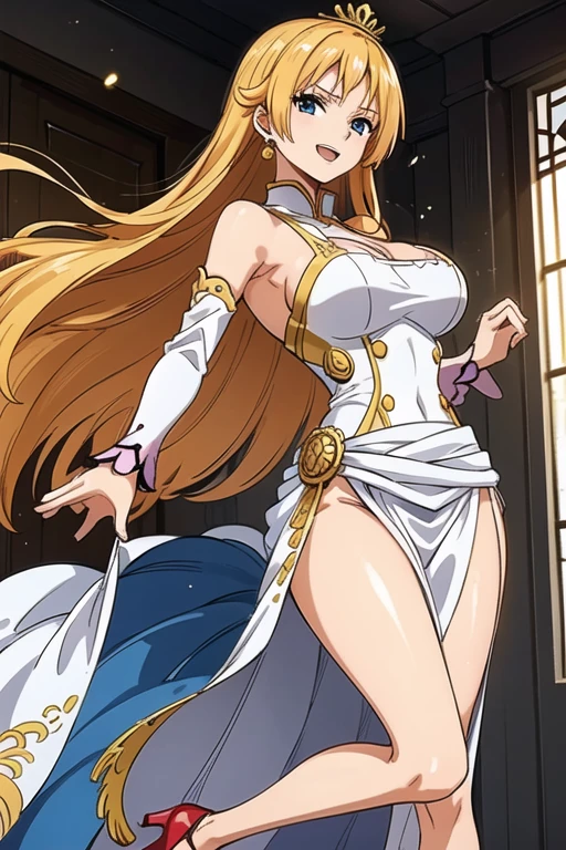 ????, pornographic, Nami ( one piece) in a luxurious white and gold dress, (au casino), style wano, porte une robe transparente, Beautiful elegant outfit, ????????????, Beautiful bulging ???, belle ??????, ((((huge muscles))))