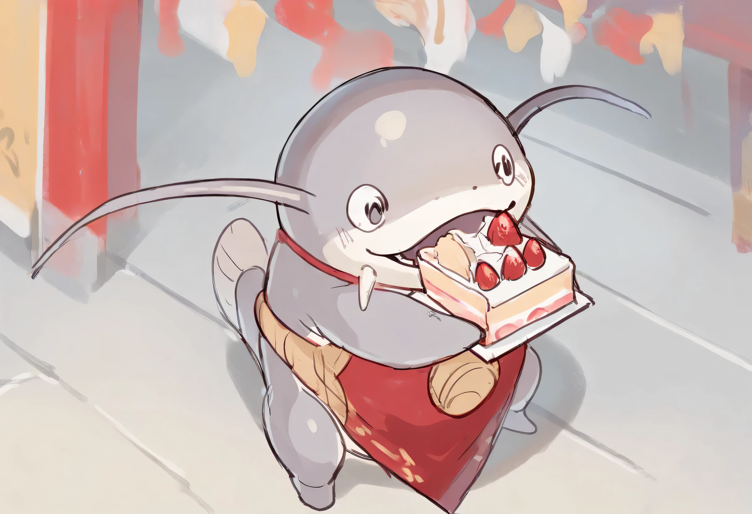 en plein air, 1autre, namazu, danse, pose dynamique, heureux, masterpiece, good quality, most recent, very awa , absurdes, best quality, higher eating cake, wearing a festival outfit, Enjoy , masterpiece, (16K), HD, Various details of the face, DETAILED BACKGROUND, very detailed, pose dynamiques, des yeux, high resolution, high quality, anatomie correcte