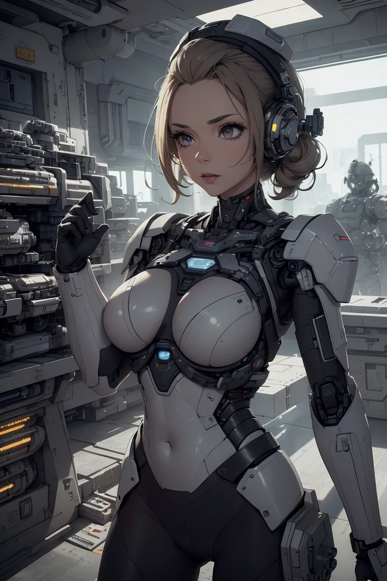 gwen tennyson,alice nakiri,yorha 2b,y'shtola rhul,overwatch,nier automata,eva pilot,night club,tattoos, orange and silver plugsuit,white short sleeve pilot top,orange lycra micro shorts,garter belt, belly,short hair,cute makeup,green eyes,dimensional golden hair,sexy smile,freckles,beautiful girl,large breasts,8k,ultra detailed,realistic,fantasy art,cyborg armor,dj uniform,ear piercings,saiyan girl,saiyan female,white short sleeve cyberpunk jacket,bunny headphones,dj mixer, big speakers,neon lights,dancing,bunny suit,bunny tail,