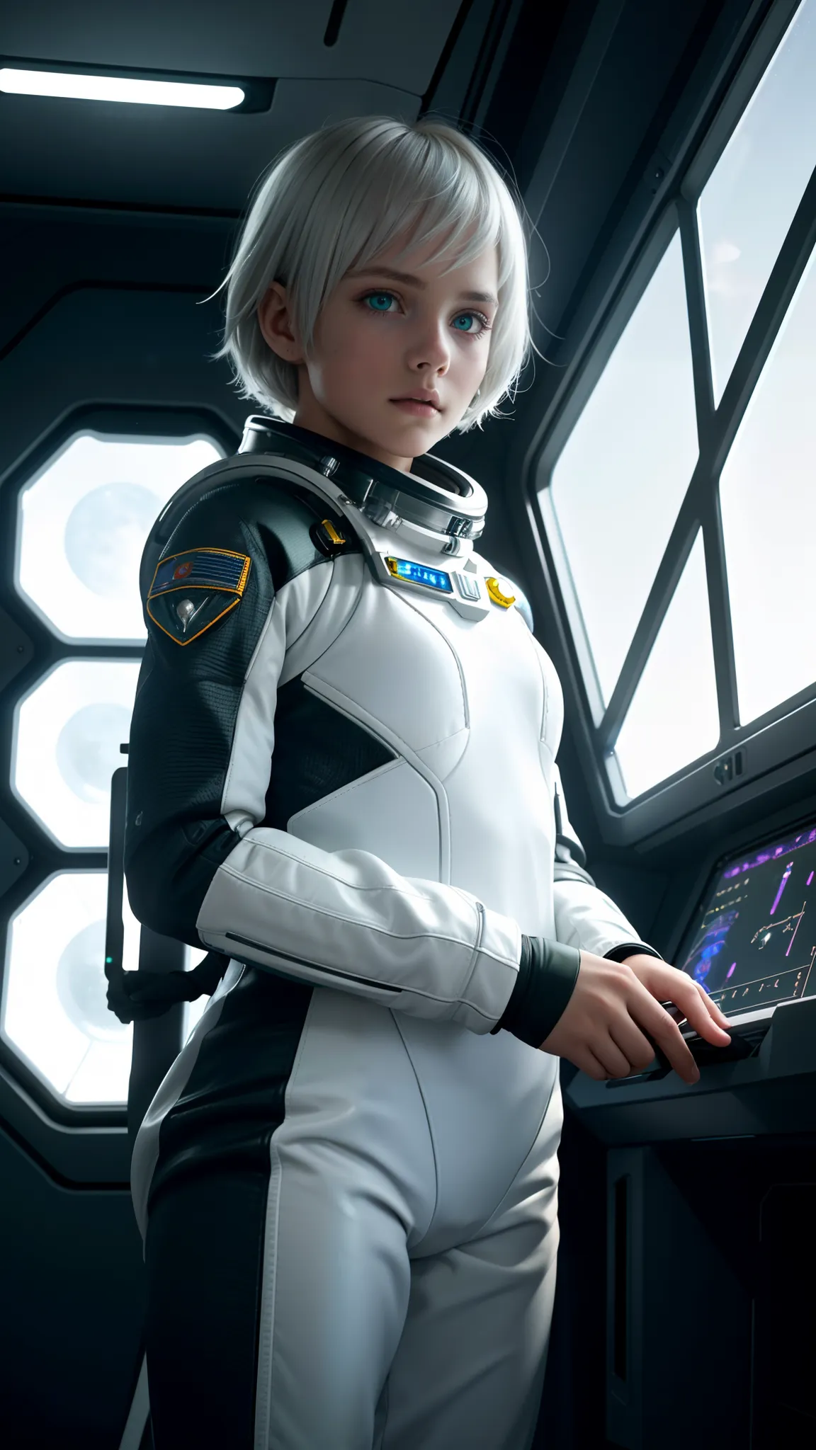 Retrato Realista Espacial