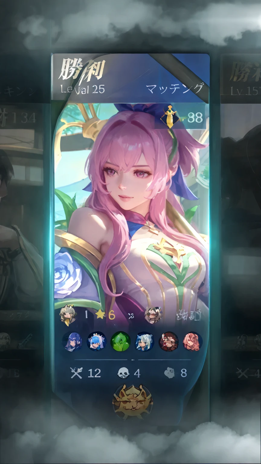 (Masterpiece), (Best Quality), (Super Detailed), (Dirty Hair), (Illustration), (1 Girl) (Long Pink Hair 1.5) (Blue Eyes) (Double Ponytail 2.0), ((((No Shoulders))),Hanfu, (Looking at the Audience, (Interview), (Simple Background), Beautiful and Delicate Eyes, Delicate Beautiful Face, Soaring (High Saturation), (Colorful Glitter), Multi-colored Bubbles, (Glitter), Accent on Face, PerfectNwsjMajic, conservative clothes, Shoulderless, autumn clothes, facing the masses, perfect figure,