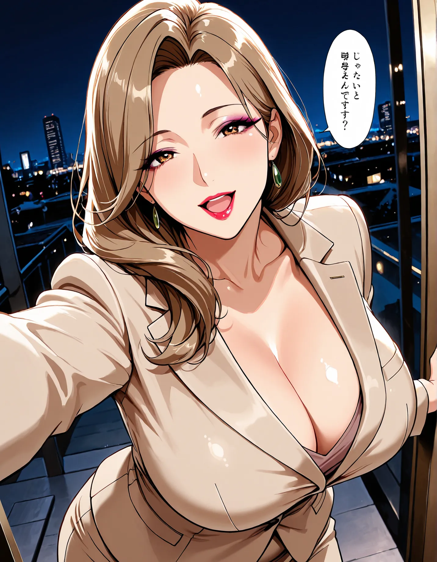 高品質アニメ風ポートレート生成