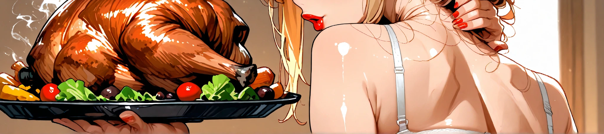 3  men,  men, standing, holding their , , , surrounding 1 girl, 1girl, kneeling, on her knees, long hair, red hair, beautiful green eyes, mouth open, tongue, a lot of  on her face,  on her cheeks,  on her hair,  on her nose,  on her tongue, her face covered in , a lot of  on her face,  on her cheeks,  on her hair,  on her nose,  on her tongue, her face covered in , a lot of  on her face,  on her cheeks,  on her hair,  on her nose,  on her tongue, her face covered in , a lot of  on her face,  on her cheeks,  on her hair,  on her nose,  on her tongue, her face covered in ,  , immensely , enormous ,  , grabbing her own , squeezing her  together, squeezing her  with her fingers, squeezing her  with her hands, squeezing her , groping her , grabbing her , squeezing her , holding her , , facial , 3  men  for 1 girl, party background, 8k, best quality