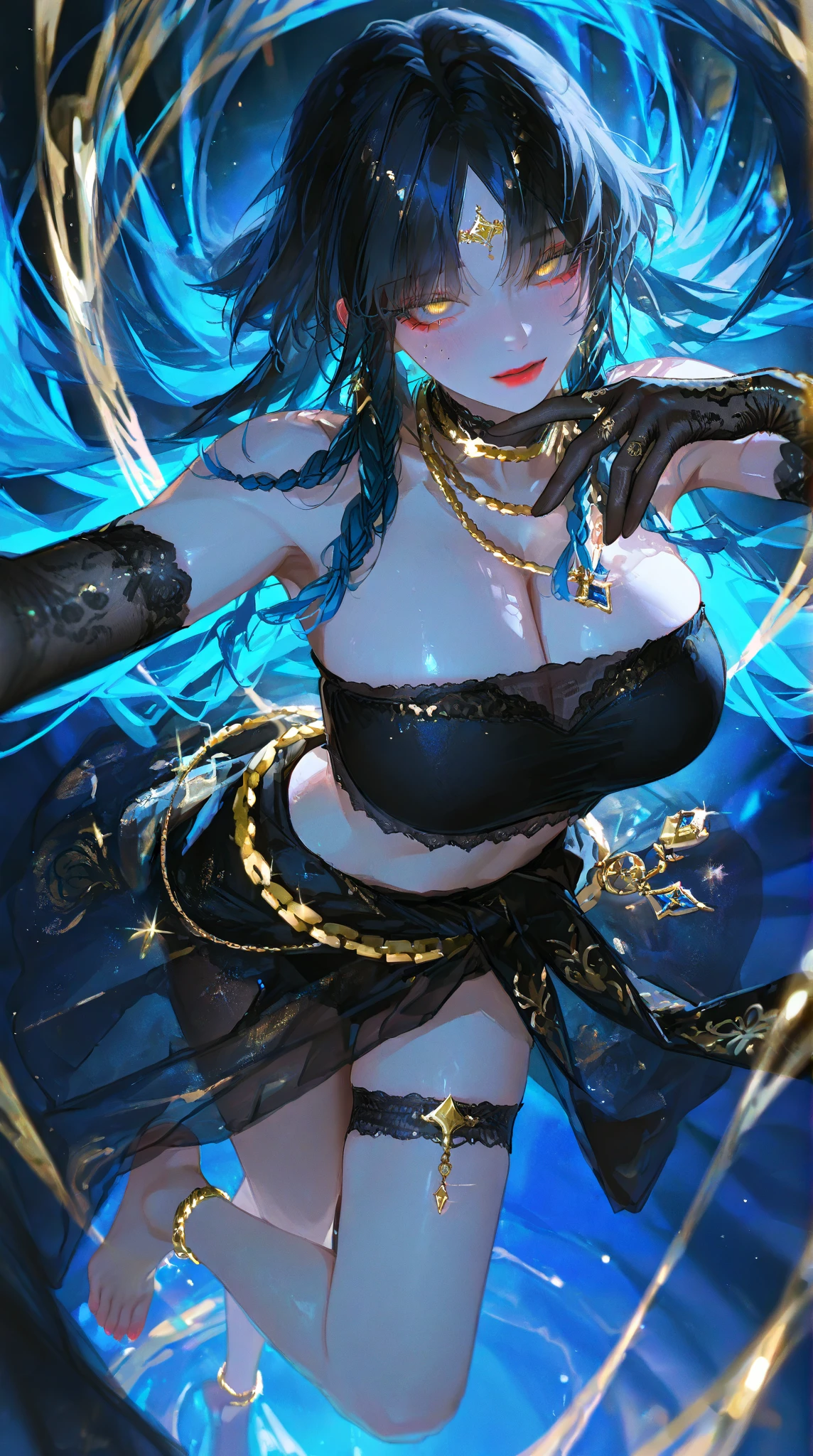 ((Mejor calidad)), ((obra maestra)), (detallado), cara perfecta((tren lleno, Una mujer muy linda con una minifalda azul muy, muy corta..))((vistiendo una camisa abierta escotada blanca: 1.0k, Photography, obra maestra, Mejor calidad, fondo gris oscuro, ((1 girl with blue eyes and beautiful short blue hair., ella usa gafas de lunas trasparentes en su hermoso rostro, )), culo grande pechos enormes vistiendo, poses variadas.((pechos enormes :1.4)), cara ultra detallada, ojos detallados.
