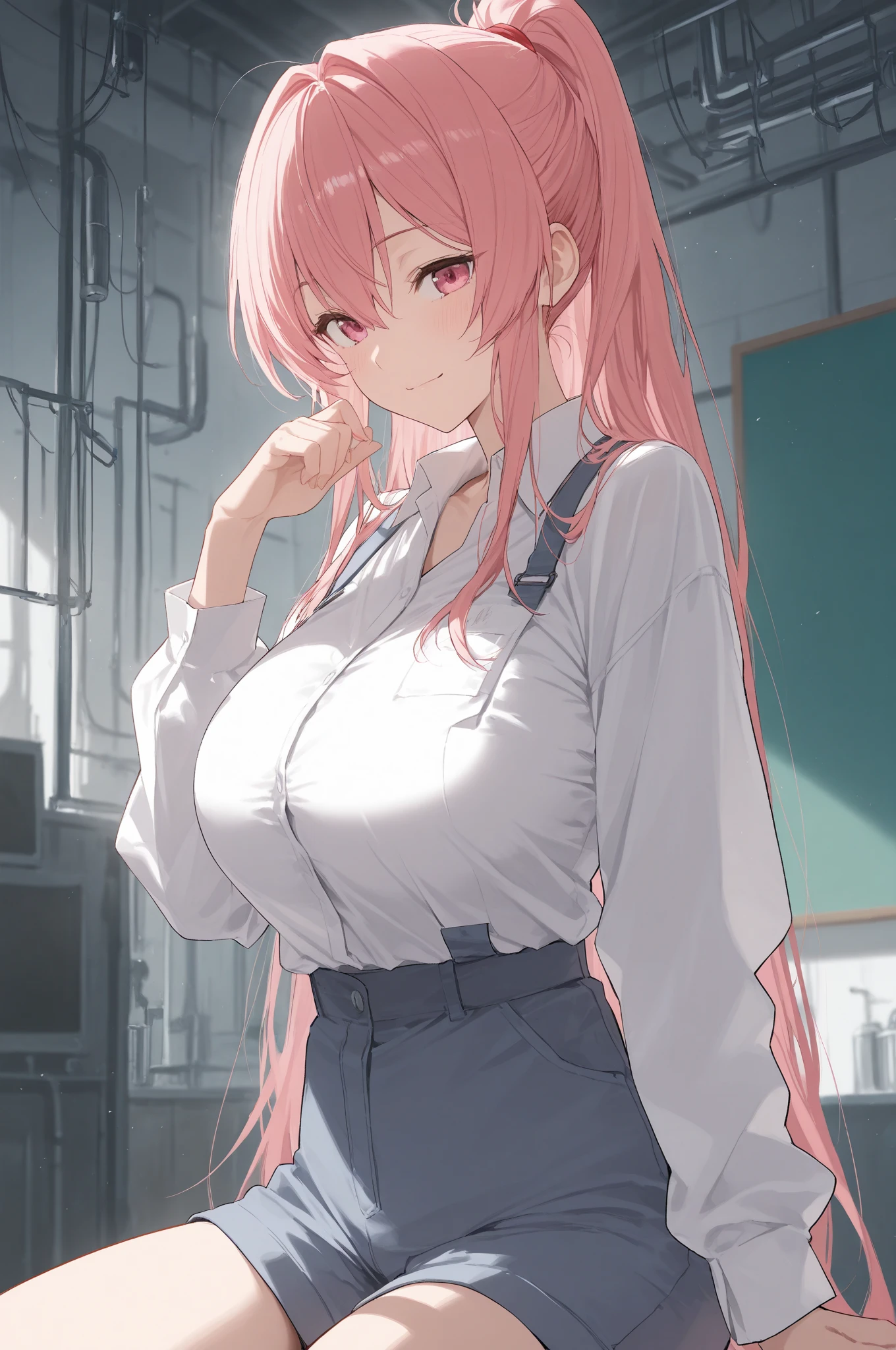 (score_6_up)(score_7_up)(score_8_up)(score_9)
(source_anime),
(perfect anatomy)
(realistic detailed background of bedroom with girly interior)
(best quality), (masterpiece), uncensored,
(vtuber , blue archive :0.5)
(detailed character line)

BREAK

(1girl at bedroom)(face focus)
(cute face)
(simple black whole school_swimsuit sukumizu visible through (collared schoolgirl shirt with skirt):1.5)

(covered large breasts)

[large bikini visible through clothes:0.35:0.9]