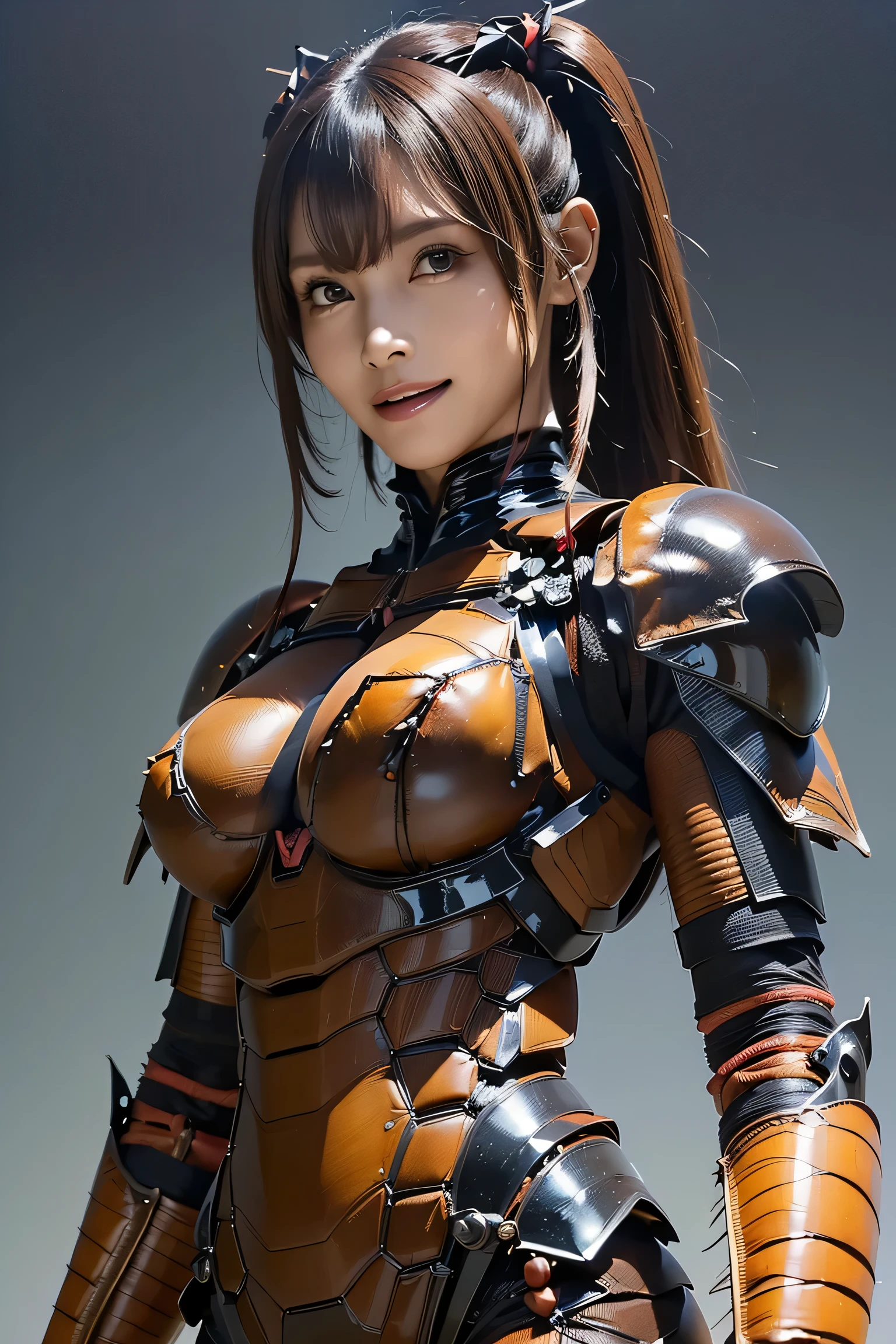 (high resolution,masterpiece,best quality,extremely detailed CG, anime, official art:1.4), realistic, photo, amazing fine details, all intricate, gloss and shiny,awesome many layers, 8k wall paper, 3d, sketch, kawaii, illustration,( solo:1.4), perfect female proportion,villainess, (fusion of dark brown cockroach and lady:1.4), (brown cockroach form lady:1.2), (brown cockroach lady:1.2), (fusion:1.2), (solo:1.4), (evil smile:1.2), muscular, abs, (cockroach brown exoskeleton bio insect suit:1.4), (cockroach brown exoskeleton bio insect armor:1.2), (brown transparency cockroach wing:1.4), (brown cockroach antennae:1.3),