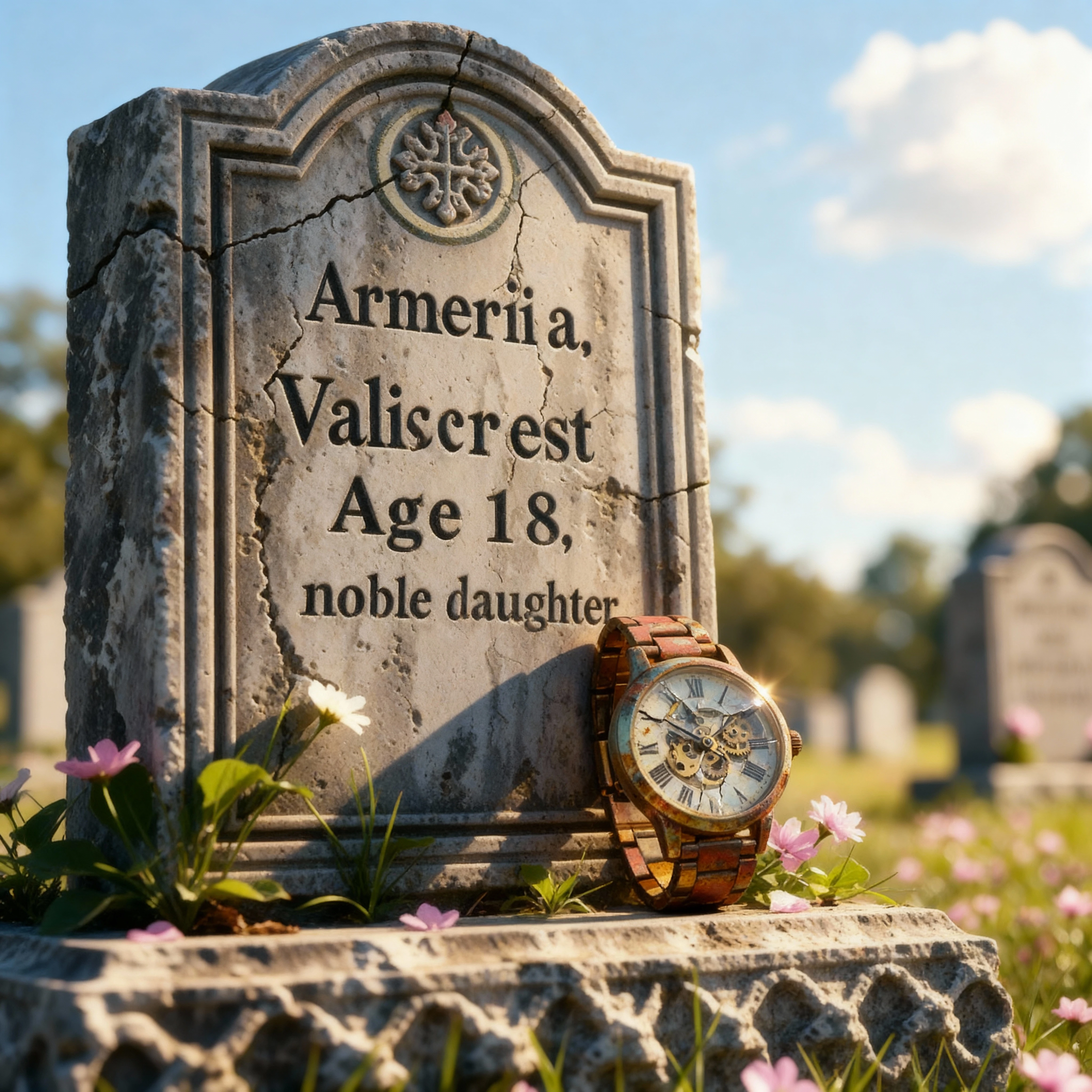 Close-up of an 18-year-old noble daughter joyfully receiving a golden wristwatch from her father
focus on daughter's delighted face, large round golden eyes, straight long golden hair, smooth fair skin, subtle smile
daughter holds the golden wristwatch with both hands, front visible
realistic anime style
BREAK
watch detail: small, delicate women's wristwatch, round dial, gold bezel, thin gold strap, elegant and refined, not overly ornate
father's hand reaching in to give the watch, soft lighting highlighting metal and hand details
BREAK
warm indoor light, soft bokeh background, subtle hints of luxurious medieval-style room, wooden furniture, tapestries
ethereal realism, high detail facial expressions and hands, watch gleaming subtly
BREAK
quality enhancement: ultra-detailed, ultra-realistic textures, cinematic lighting, sharp focus on face, watch, and hands, realistic reflections, intricate fabric folds, high resolution, photorealistic skin and hair
BREAK
negative prompt: deformed , extra limbs, low detail, messy background, harsh shadows, unnatural proportions, blurred faces, modern elements